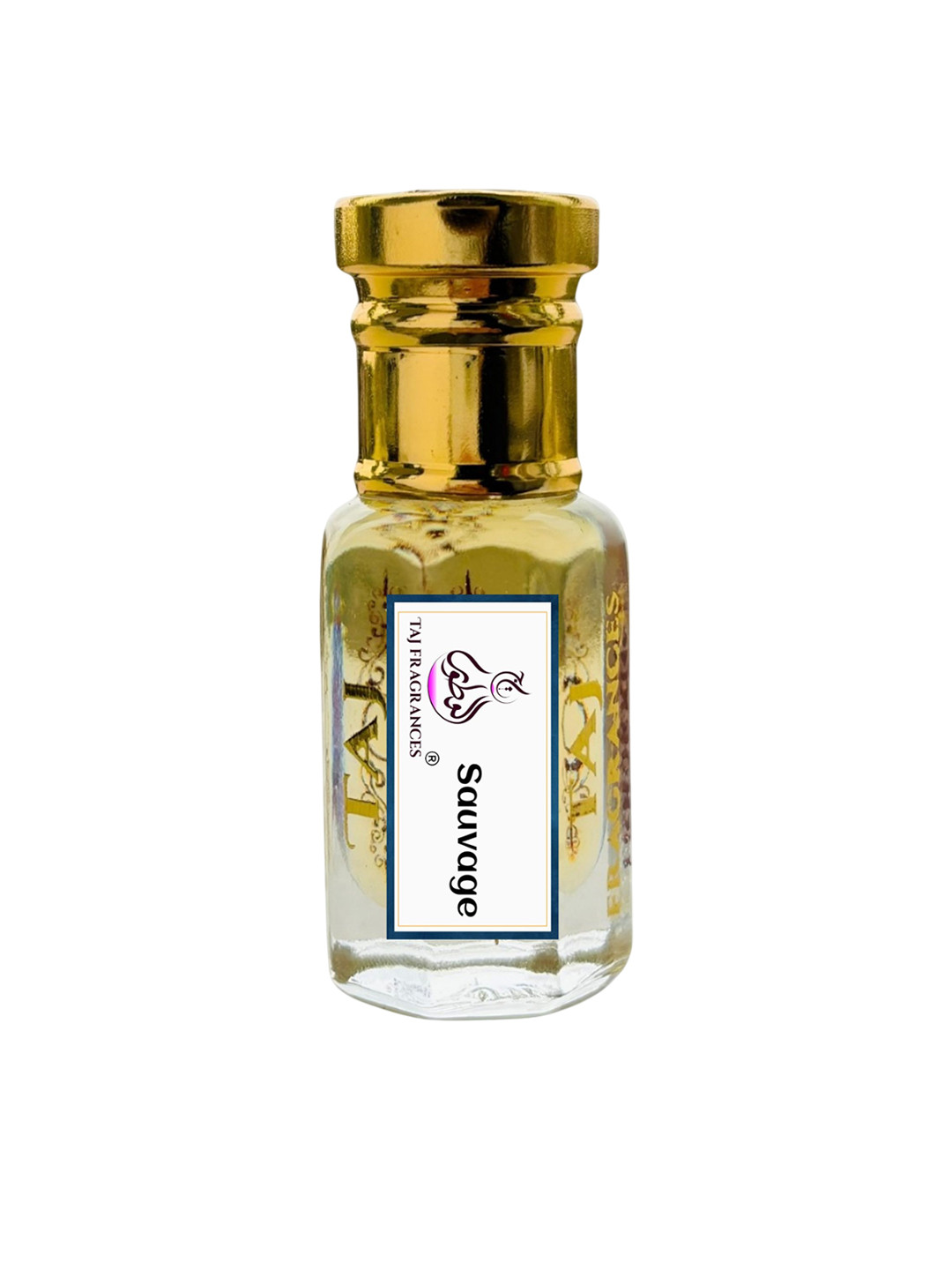 

Taj Fragrances Sauvage Non Alcoholic Long Lasting Attar - 6 ml, Gold