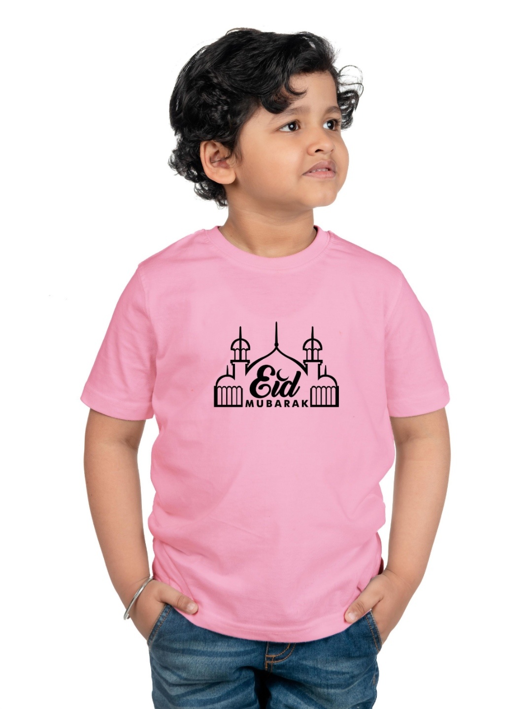 

Chombooka Kids Printed Applique T-shirt, Pink