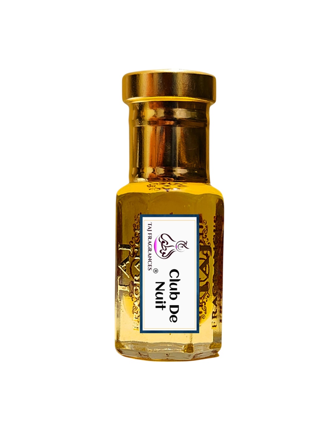 

Taj Fragrances Clud De Nuit Long Lasting & Non Alcoholic Attar - 6 ml, Gold