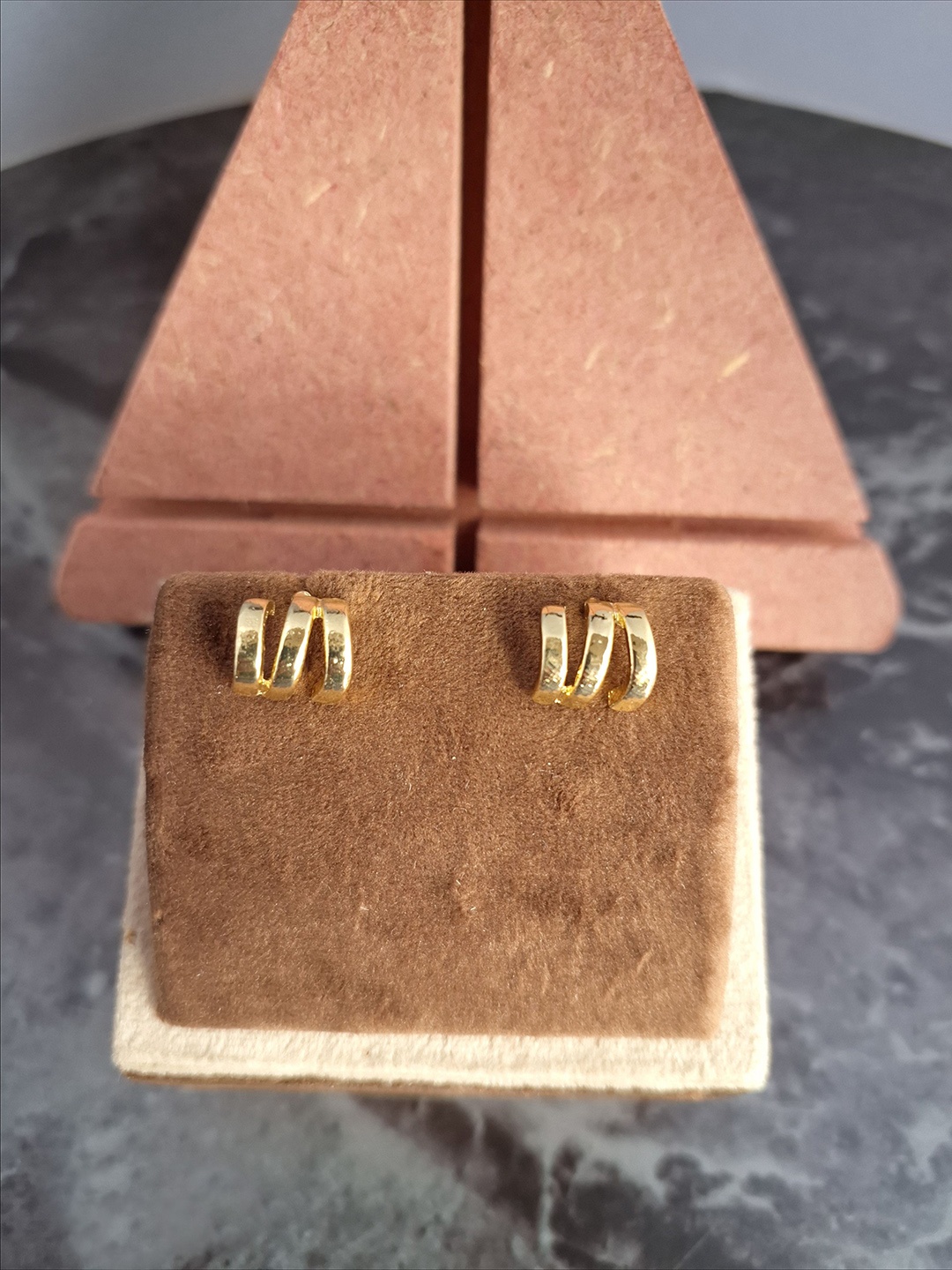 

Zhouse Gold-Plated Contemporary Studs