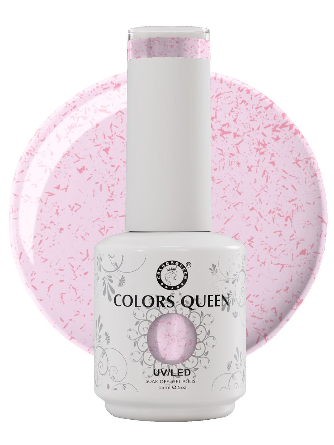 

Colors Queen UV/LED Soak Off Long Wearing Gel Polish 15ml - Shade 238, Pink