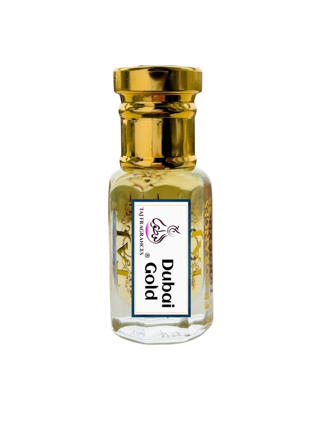 

Taj Fragrances Dubai Gold Long Lasting & Non Alcoholic Attar - 6 ml, Transparent