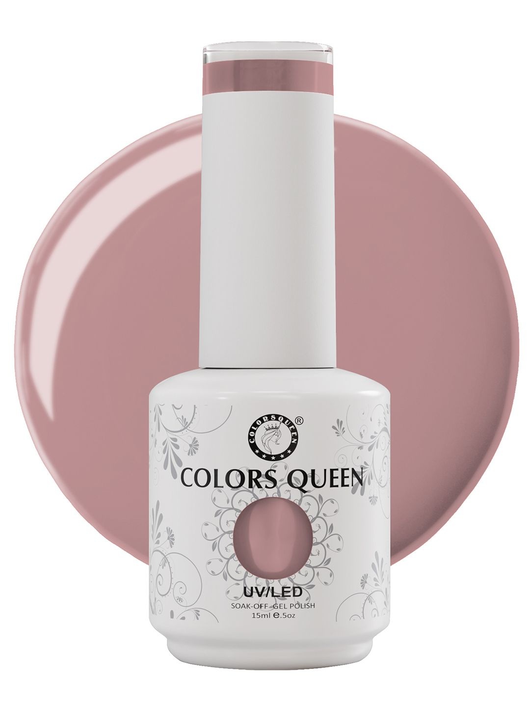 

Colors Queen UV/LED Soak Off Long Wearing Gel Polish 15ml - Shade 111, Nude