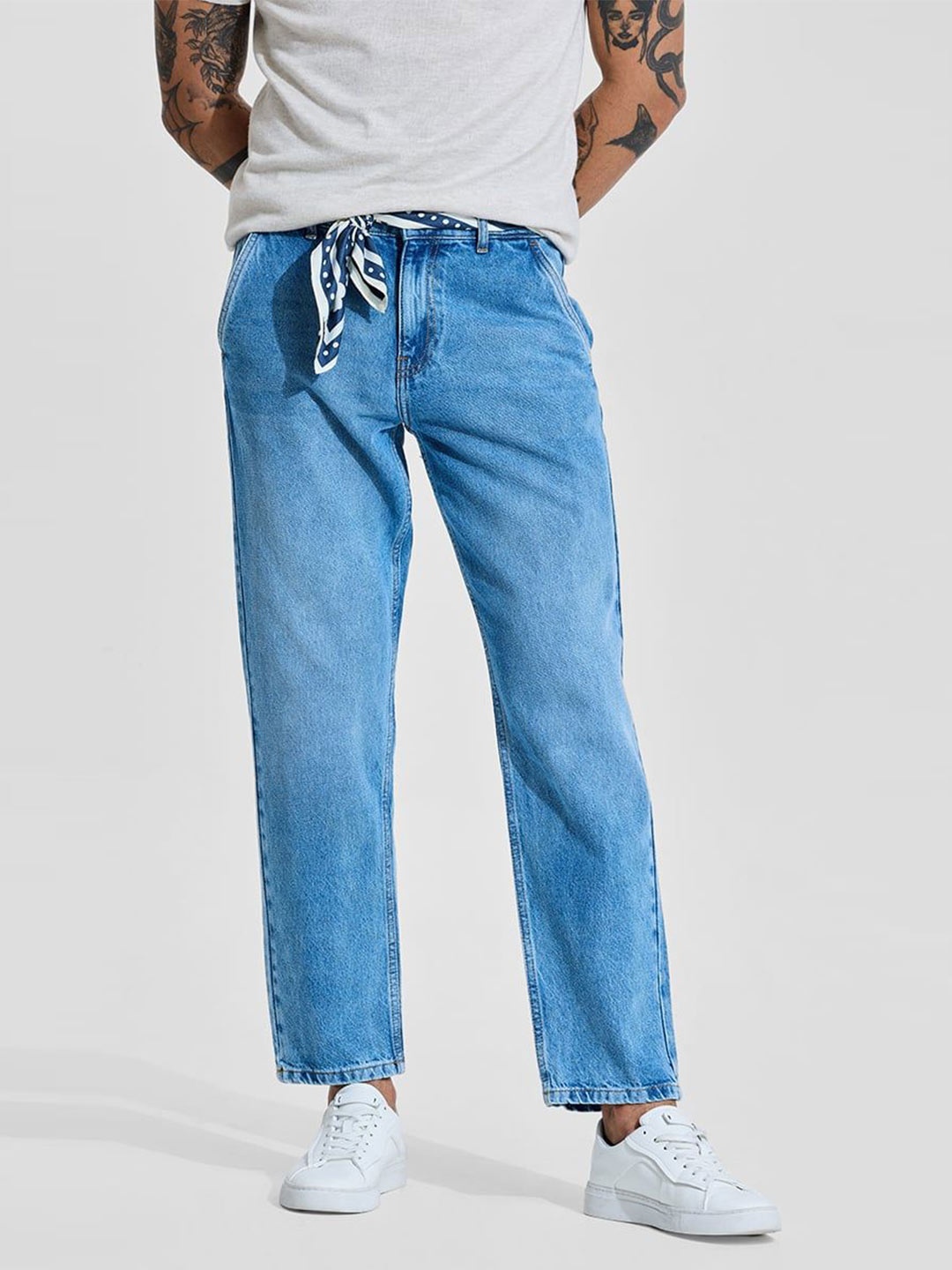 

Snitch Men Blue Relaxed Fit Jeans