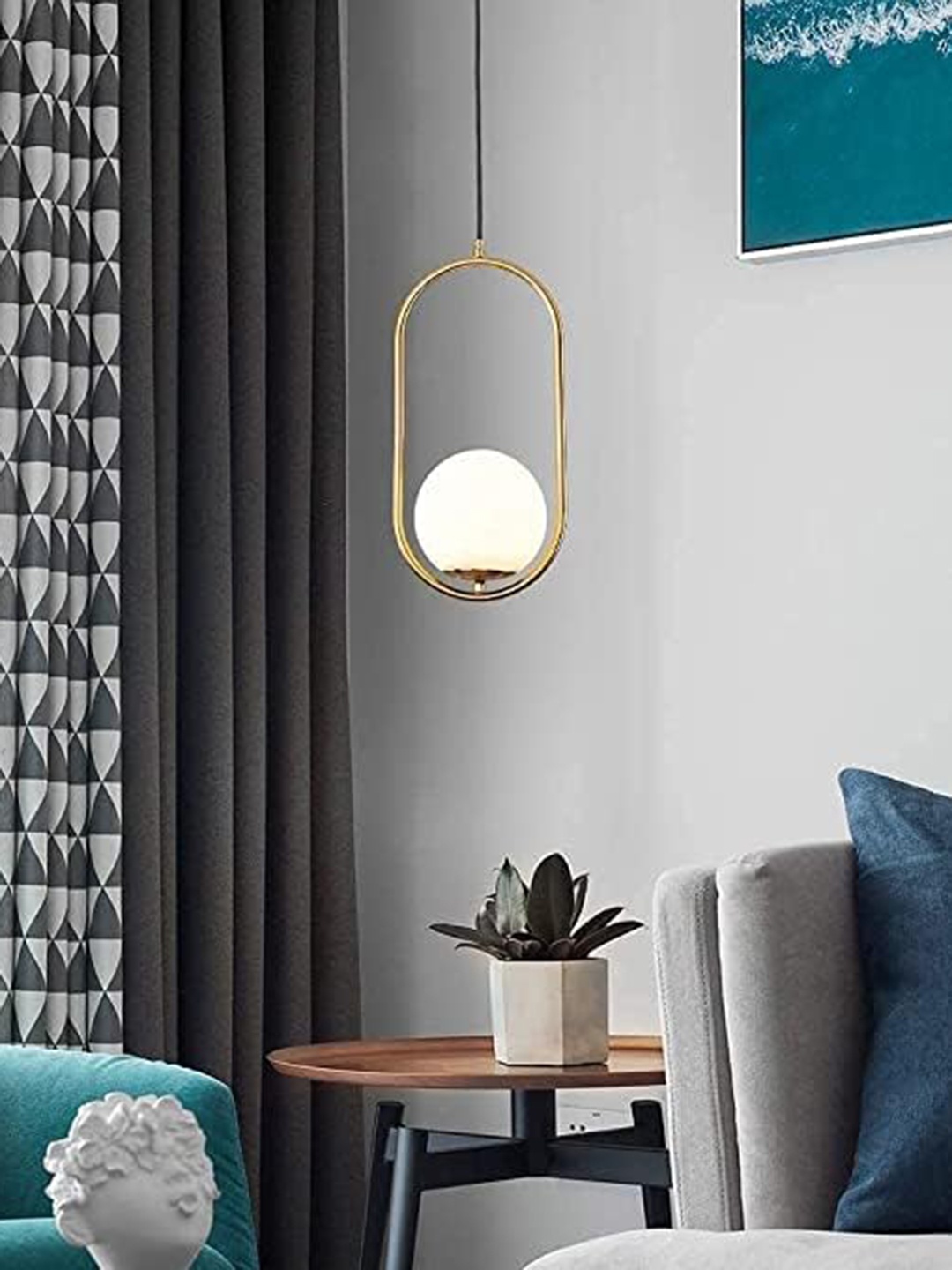 

GAUVIK Gold-Toned Ceiling Lamp