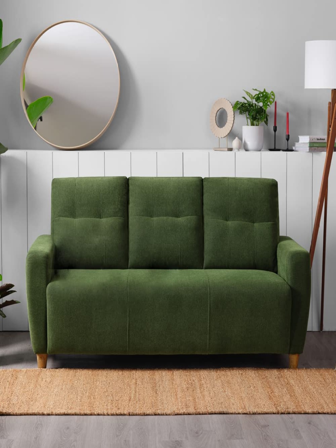 

Sleepyhead Yolo 3 Seater Sofa Fabric Avocado Green 3 Person Sofa