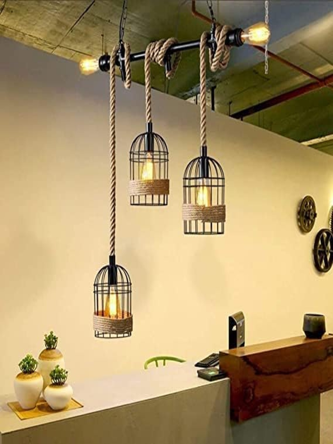 

GAUVIK Black Ceiling Lamp