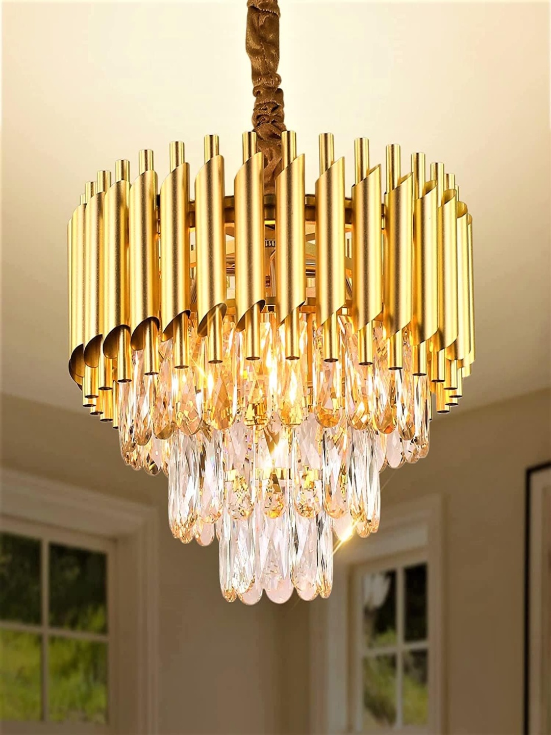 

GAUVIK Gold-Toned Ceiling Lamp