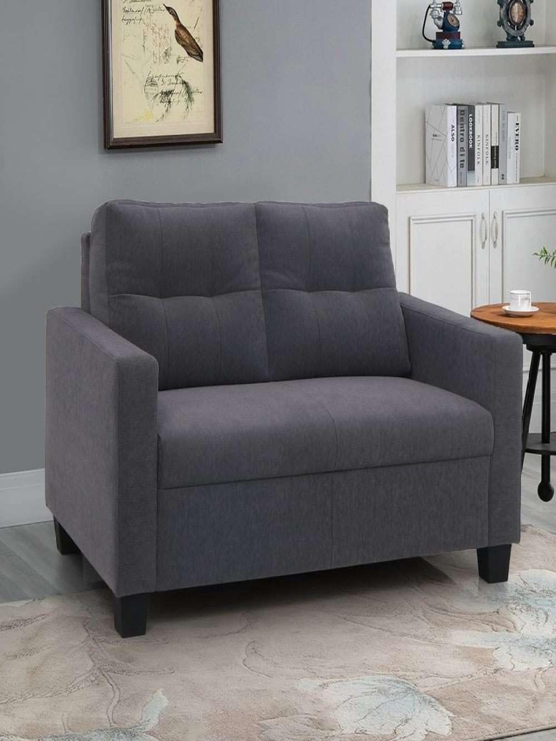 

Duroflex Grey 2 Seater Fold Out Sofa Cum Bed