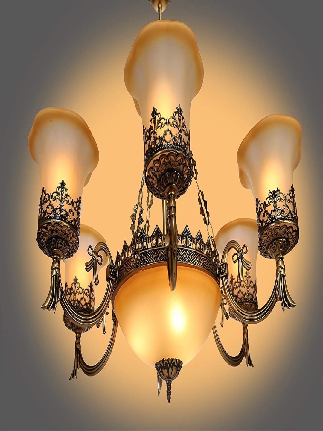 

GAUVIK Gold-Toned Ceiling Lamp