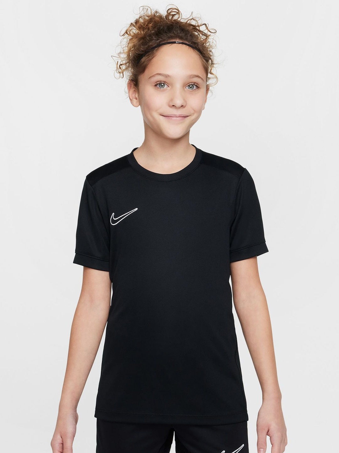 

Nike Academy Older Kid Dri-FIT Football Top, Black