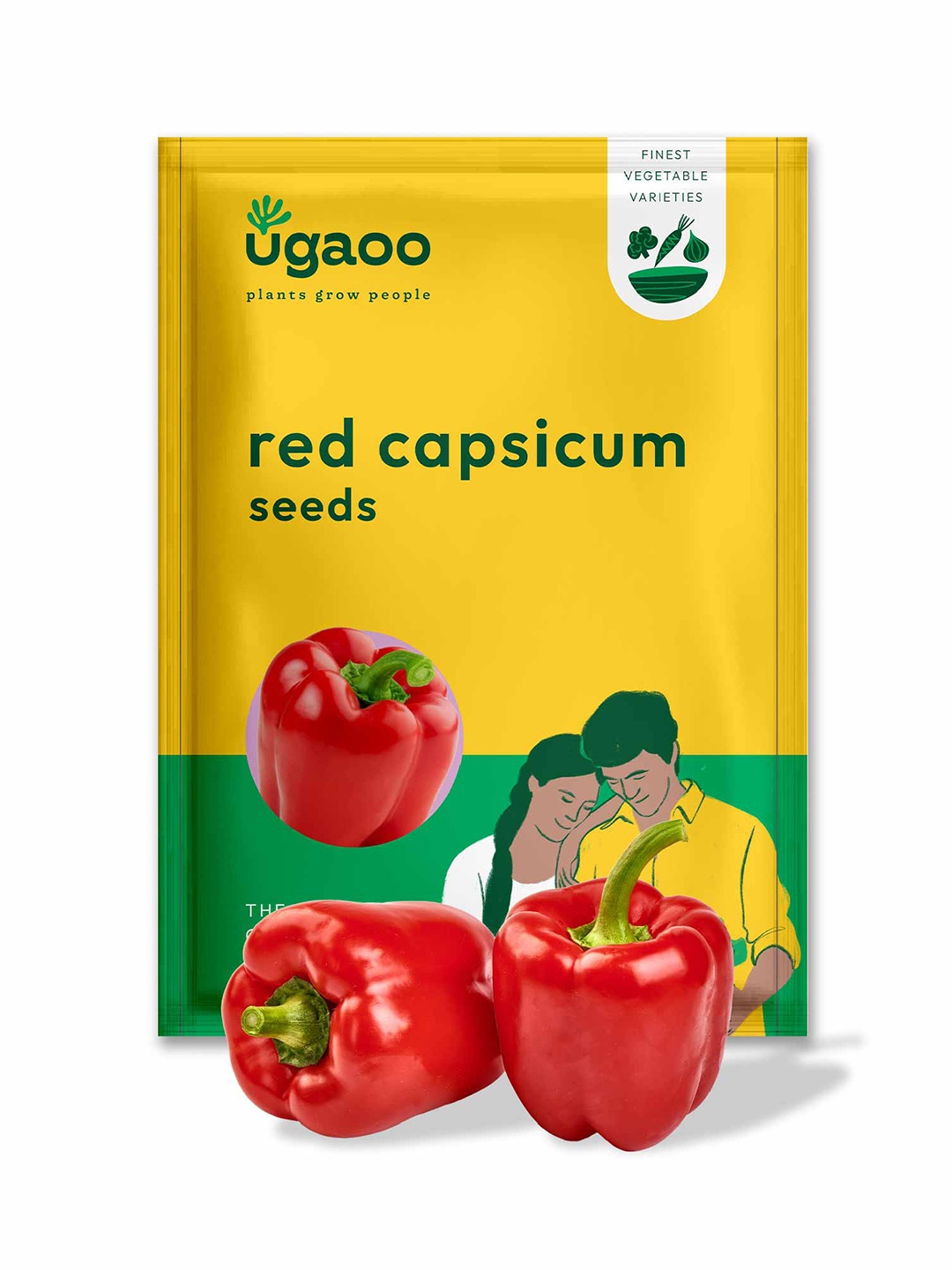 

UGAOO Red Capsicum Seeds, Brown