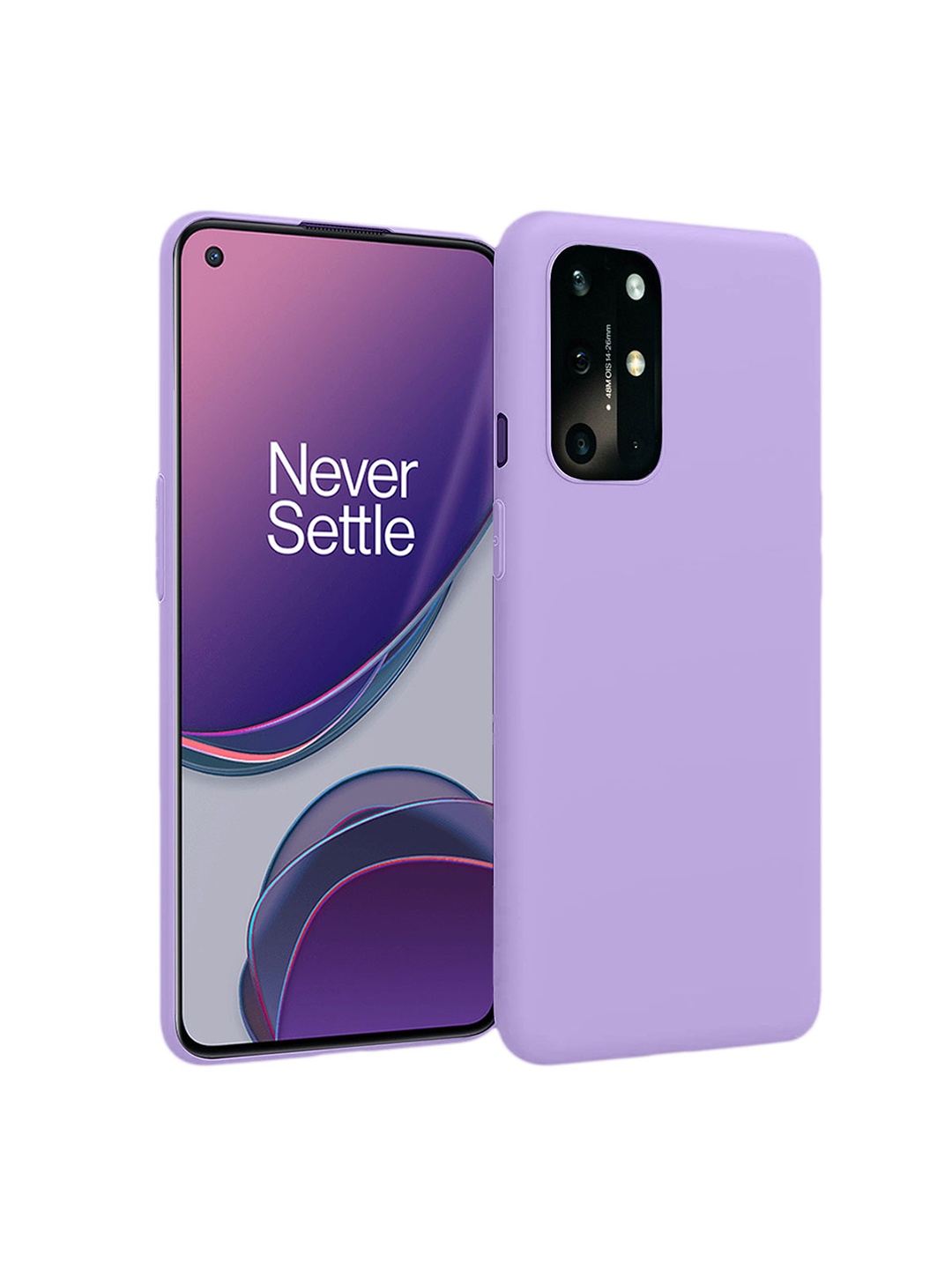 

LIRAMARK Solid Printed OnePlus 9R Back Case Mobile Accessories, Lavender