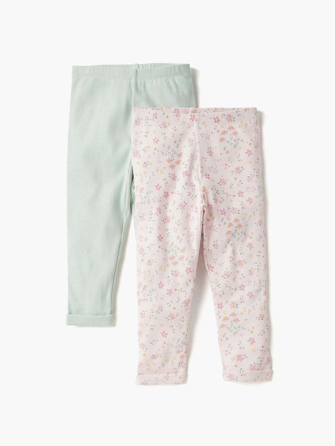 

Juniors by Babyshop Infant Girls Pack Of 2 Assorted Cotton Leggings