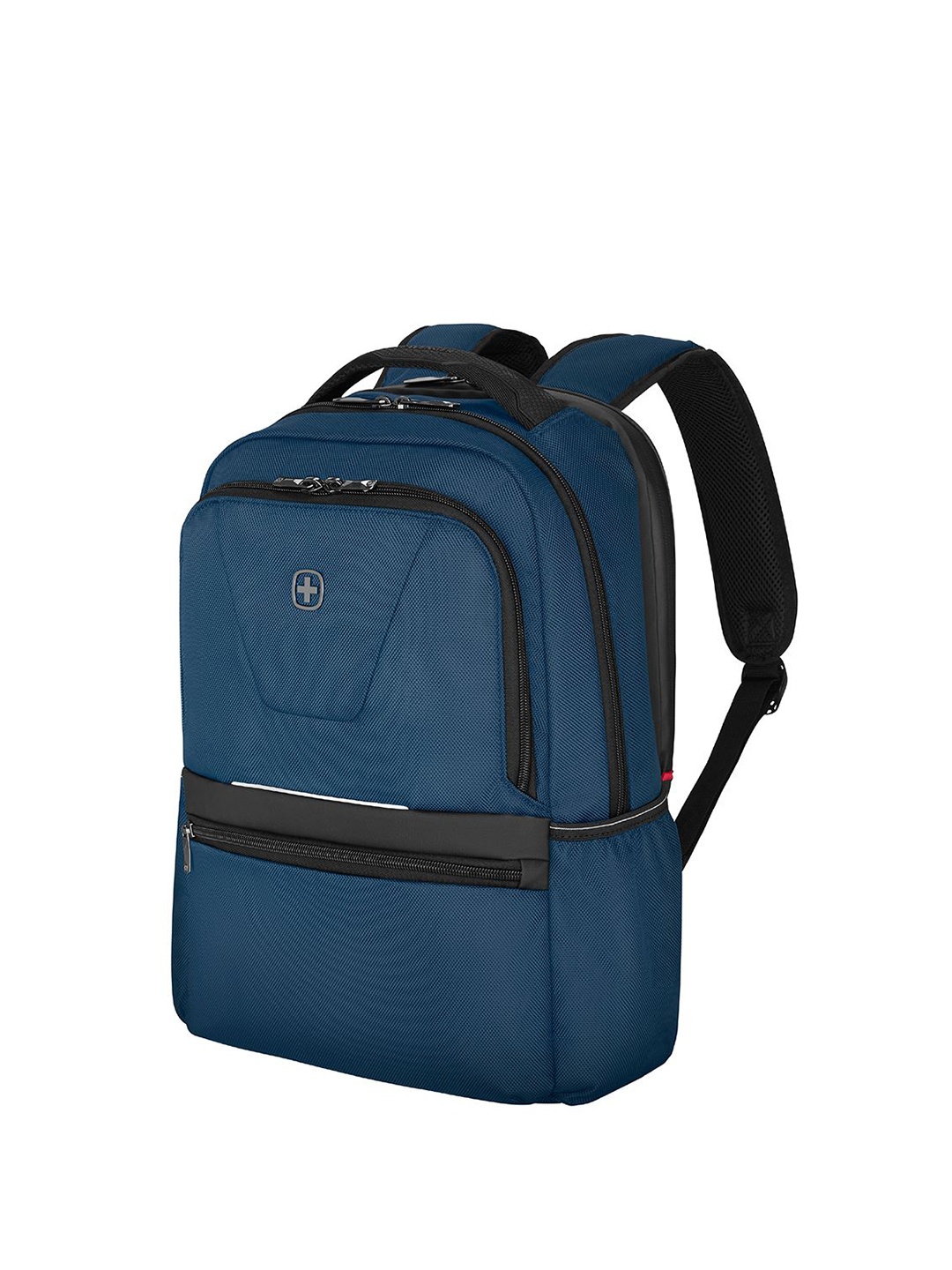 

Wenger Unisex Solid Padded shoulder straps Backpack, Blue