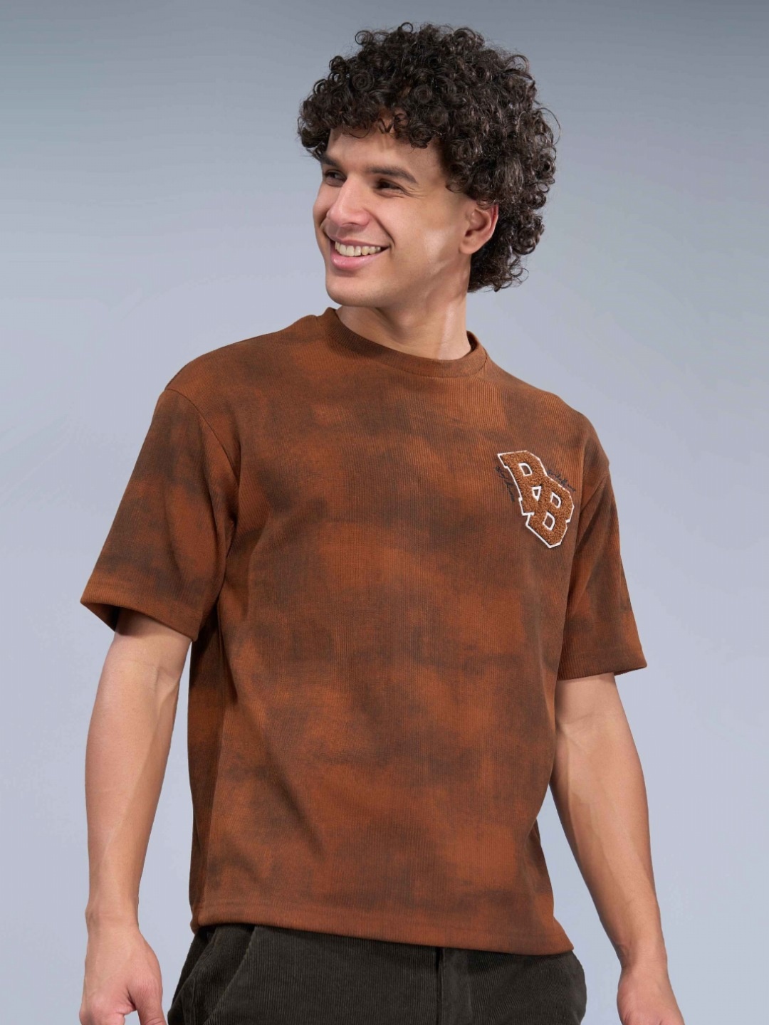 

MAXZONE Men Cotton Hue T-Shirt, Orange