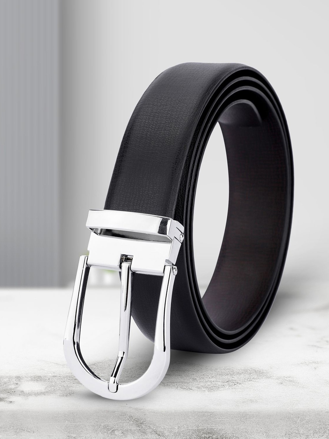 

Killer Men Textured Reversible Formal Belt, Black