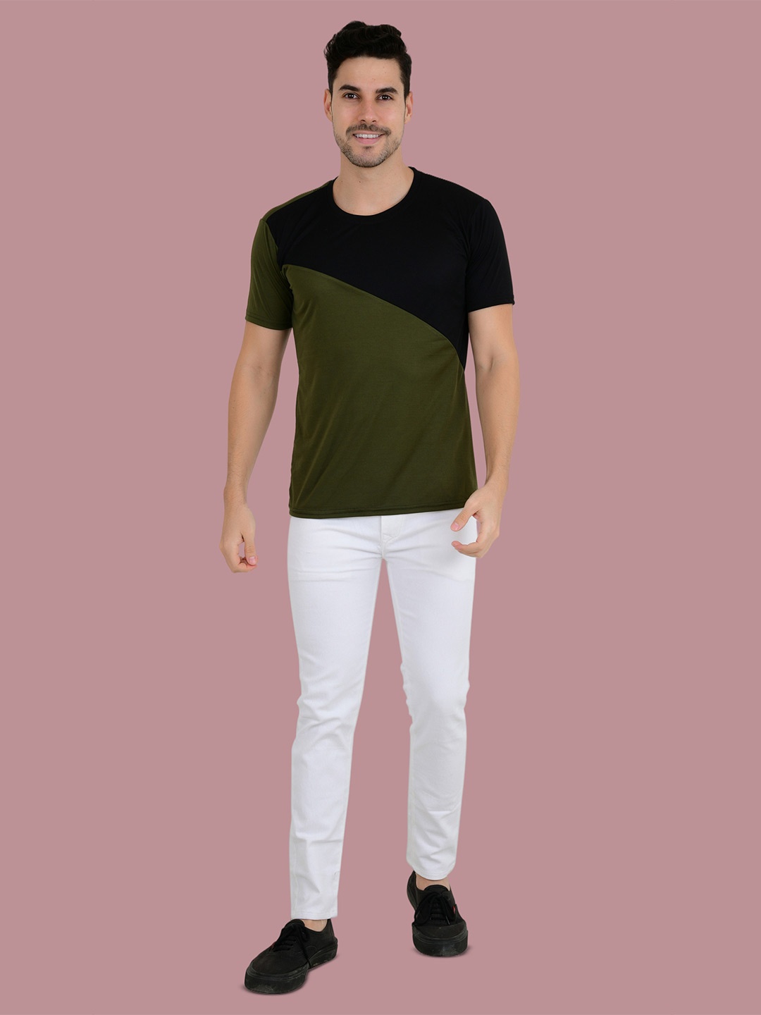 

COMFITS Men Classic Regular Fit Stretchable Jeans, White