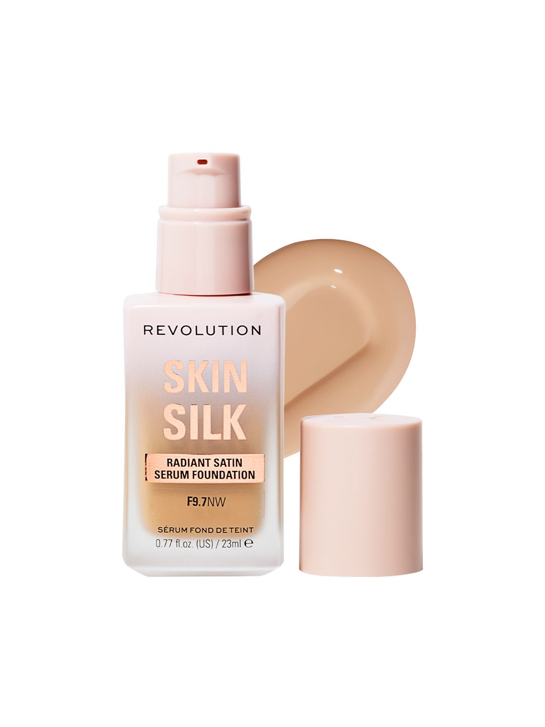 

Makeup Revolution London Skin Silk Radiant Satin Serum Foundation 23ml - F9.7W, Beige