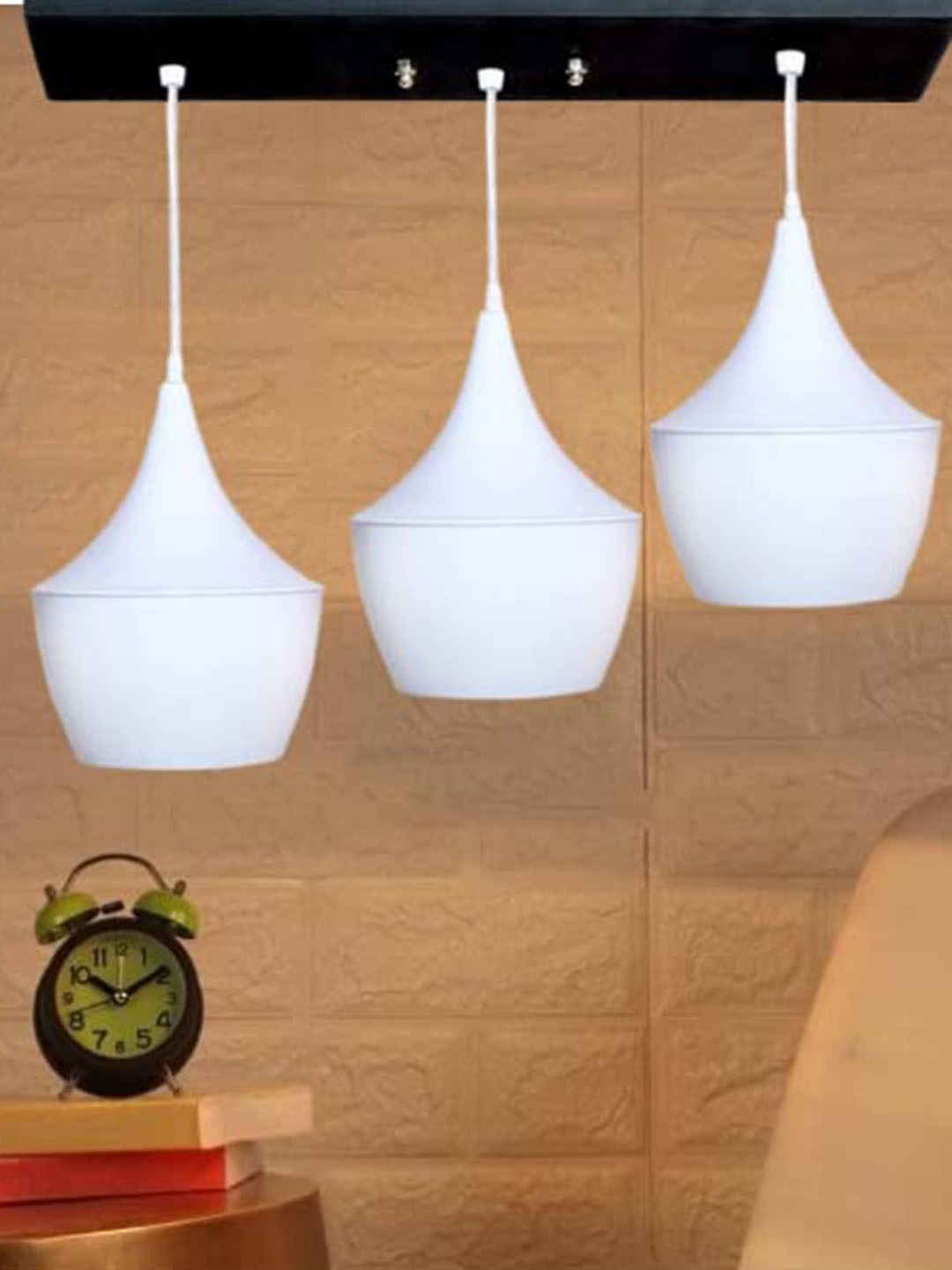 

GAUVIK White Aluminium Ceiling Lamp