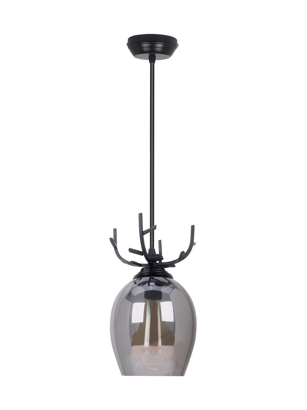 

GAUVIK Black Glass Quirky Ceiling Lamp