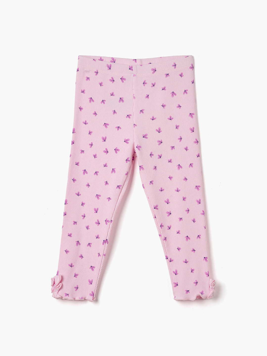 

Juniors by Babyshop Infant Girls Floral Printed Cotton Leggings, Pink