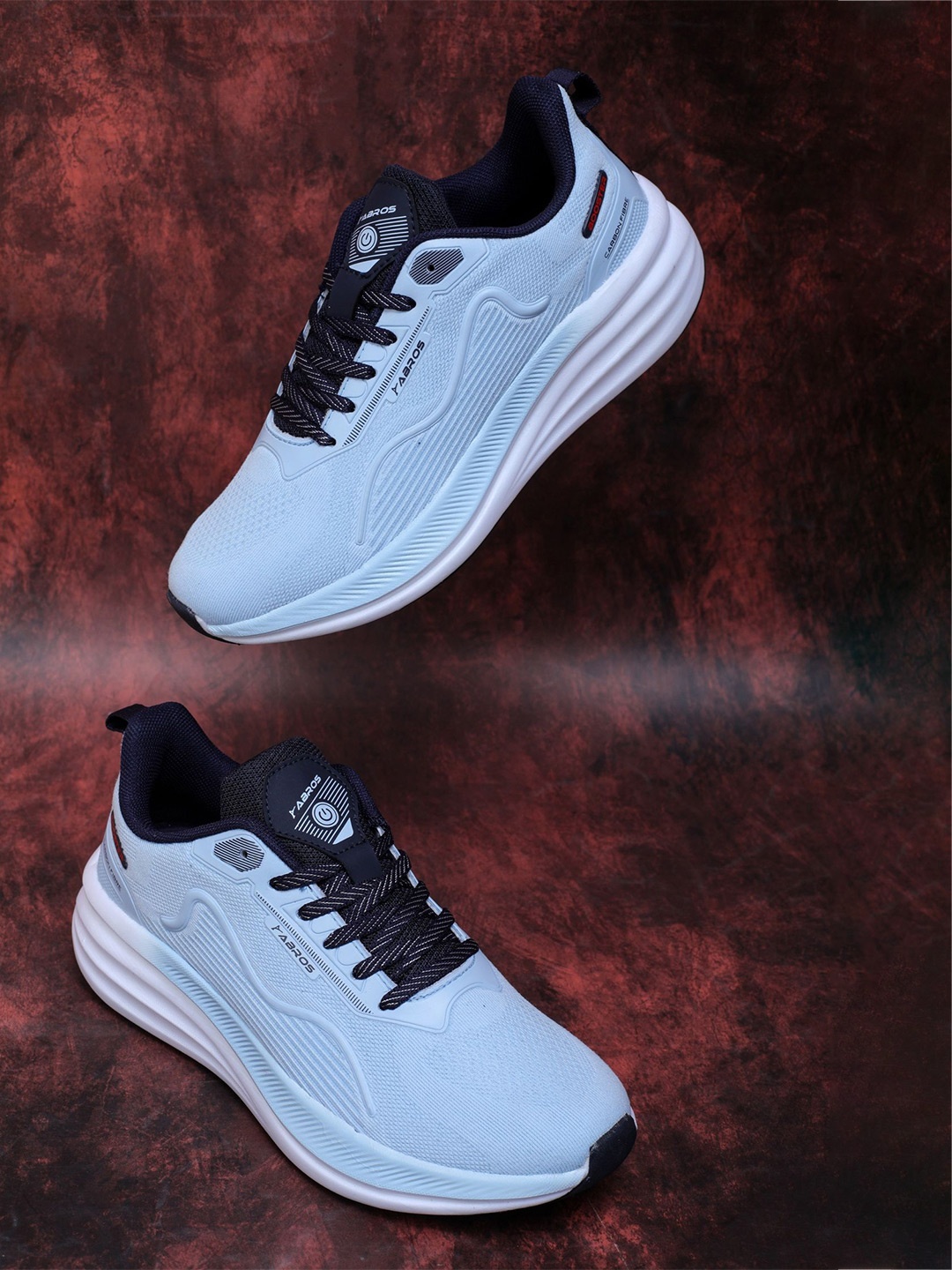 

ABROS Men Mesh Running Shoes, Blue