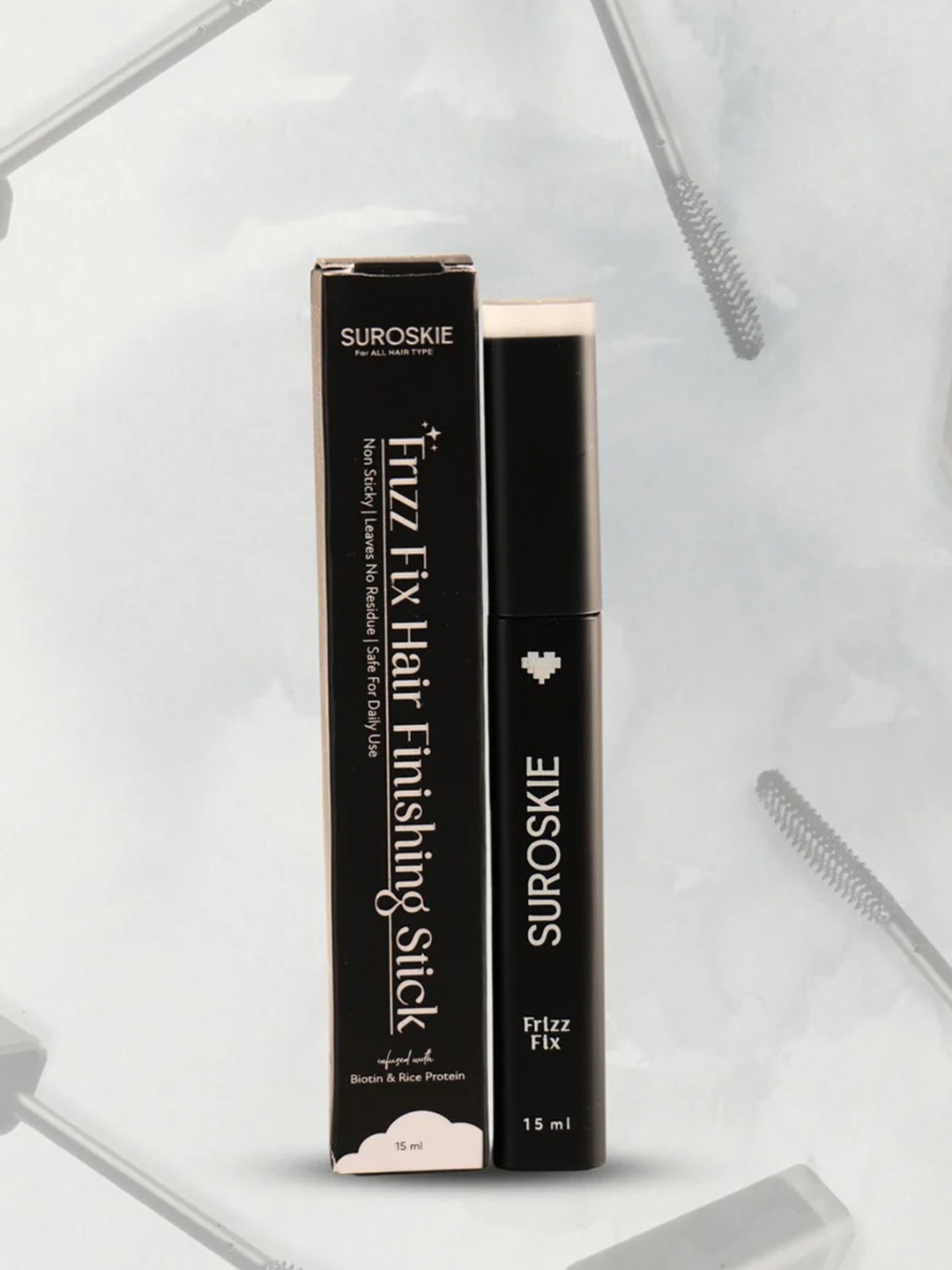 

SUROSKIE Anti Frizz Hair Stick- 15 ml- Black