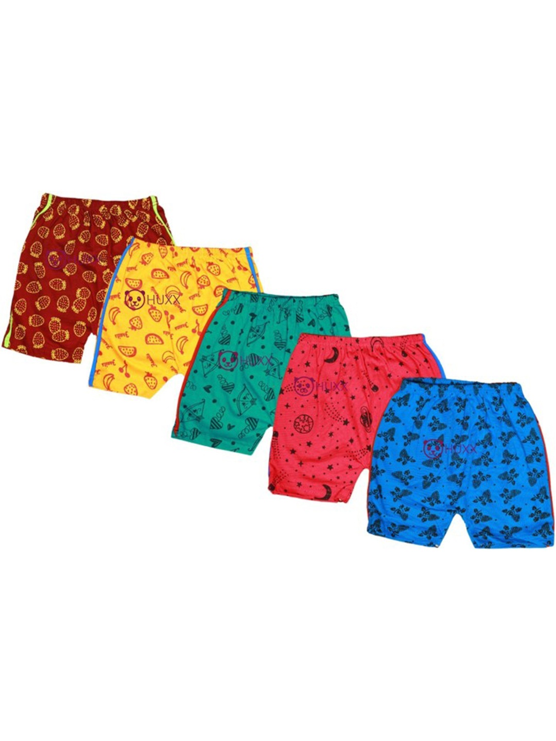 

HUXX Kids Printed Regular Fit Shorts, Multi