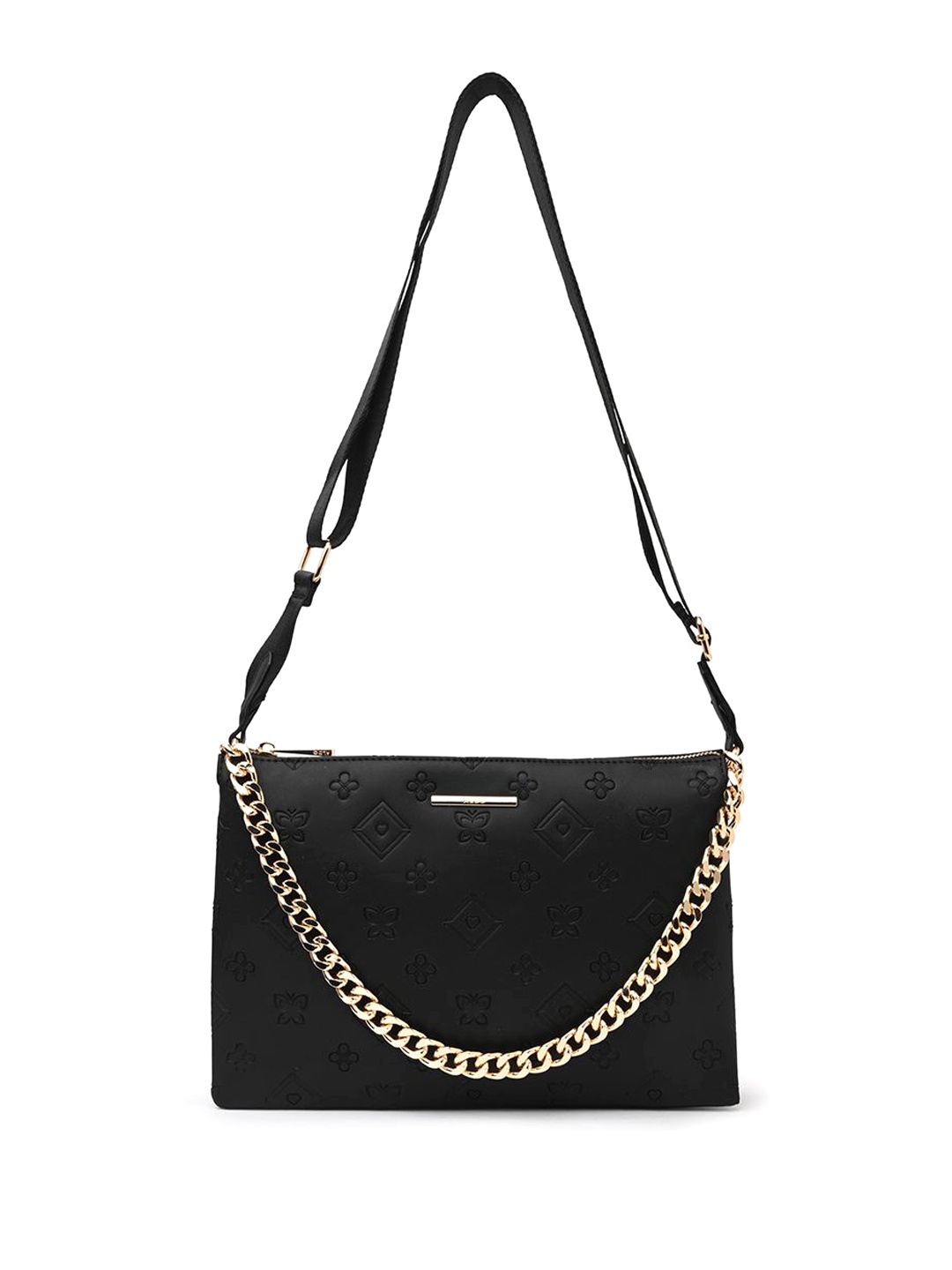 

ALDO Women ALBAERIA Textured Cross Body Bag, Black