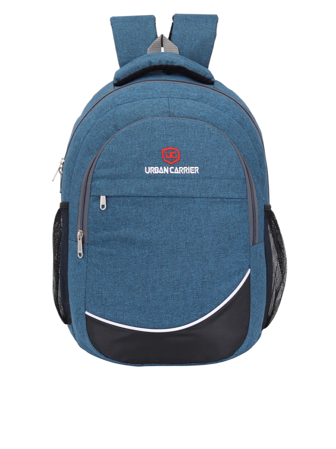 

URBAN CARRIER Unisex Brand Logo Padded Backpack, Teal