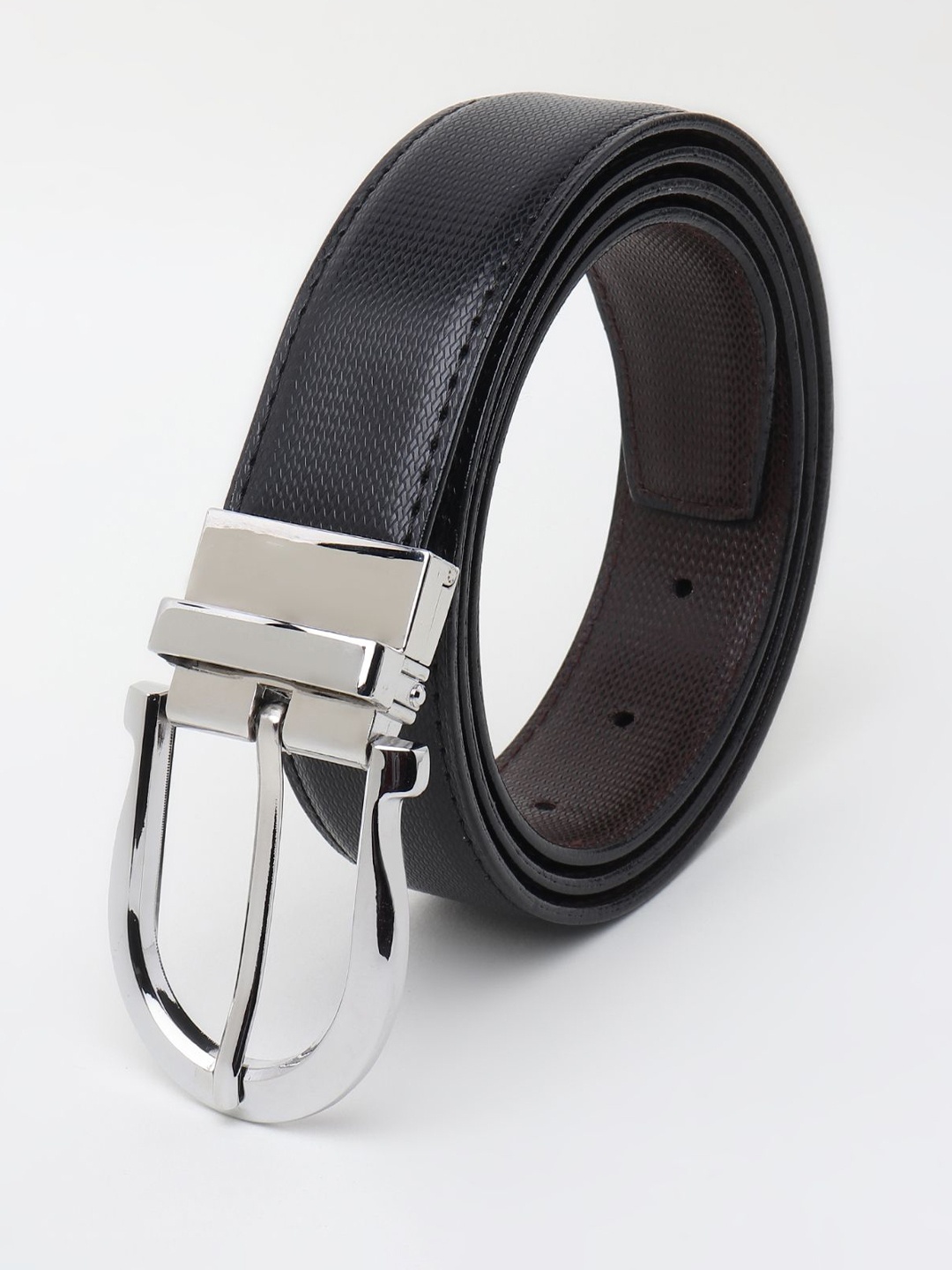 

Killer Men Textured Reversible Formal Belt, Black