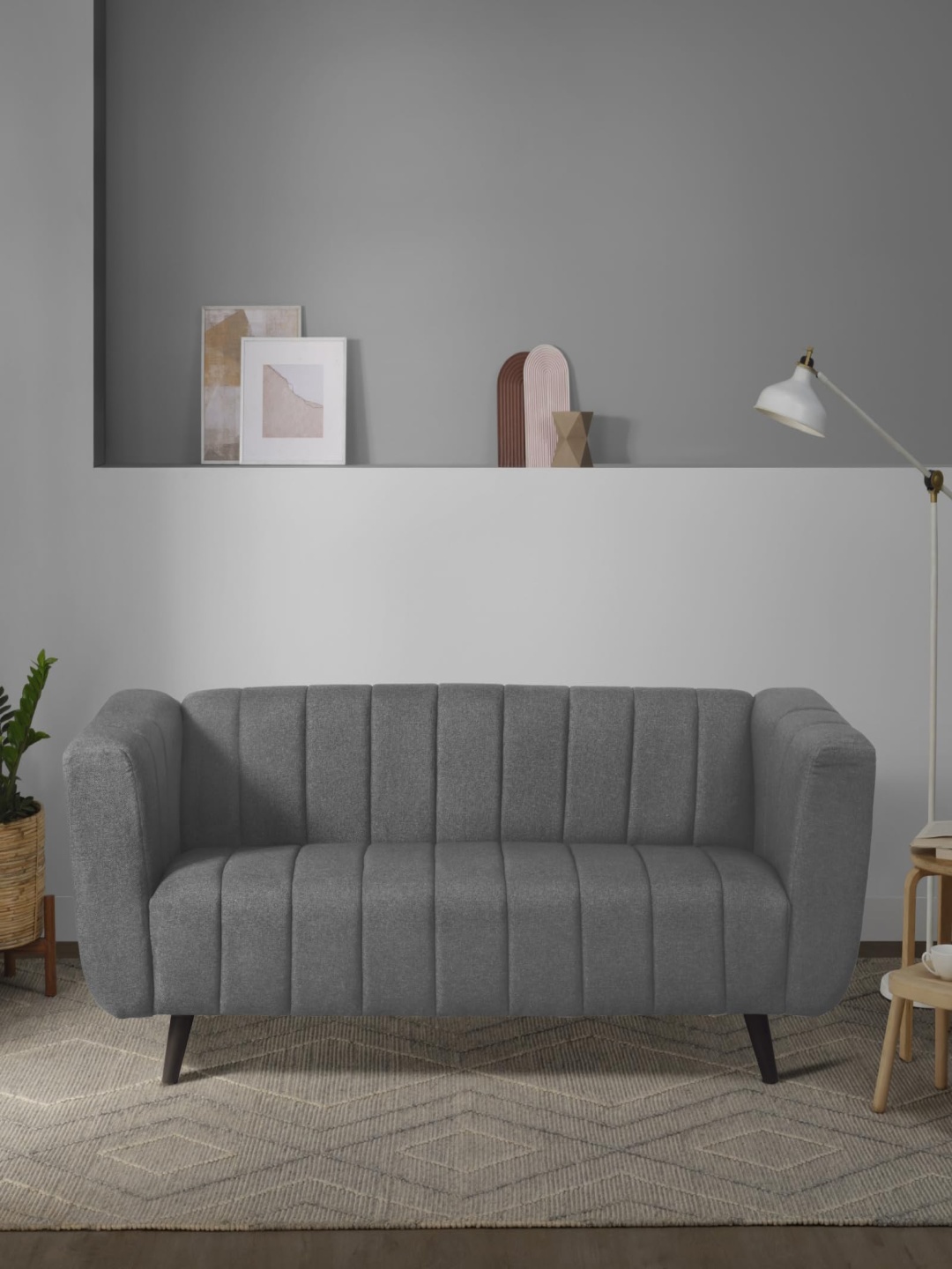 

Sleepyhead Kiki 3 Seater Sofa Fabric Graphite Grey 3 Person Sofa