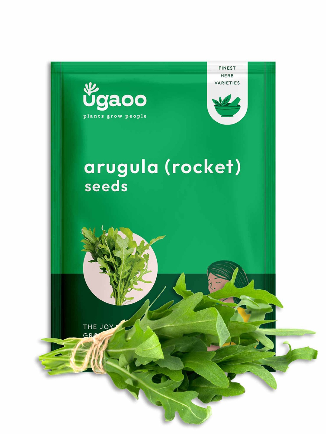 

UGAOO Arugula Seeds, Brown