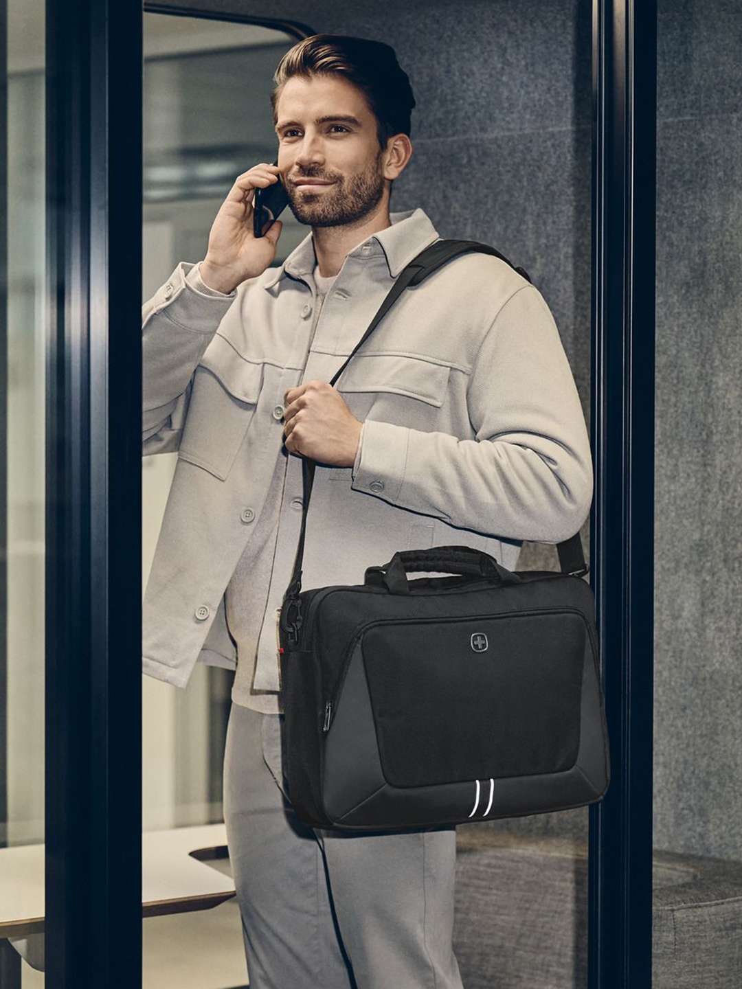 

Wenger Unisex Black Laptop Bag