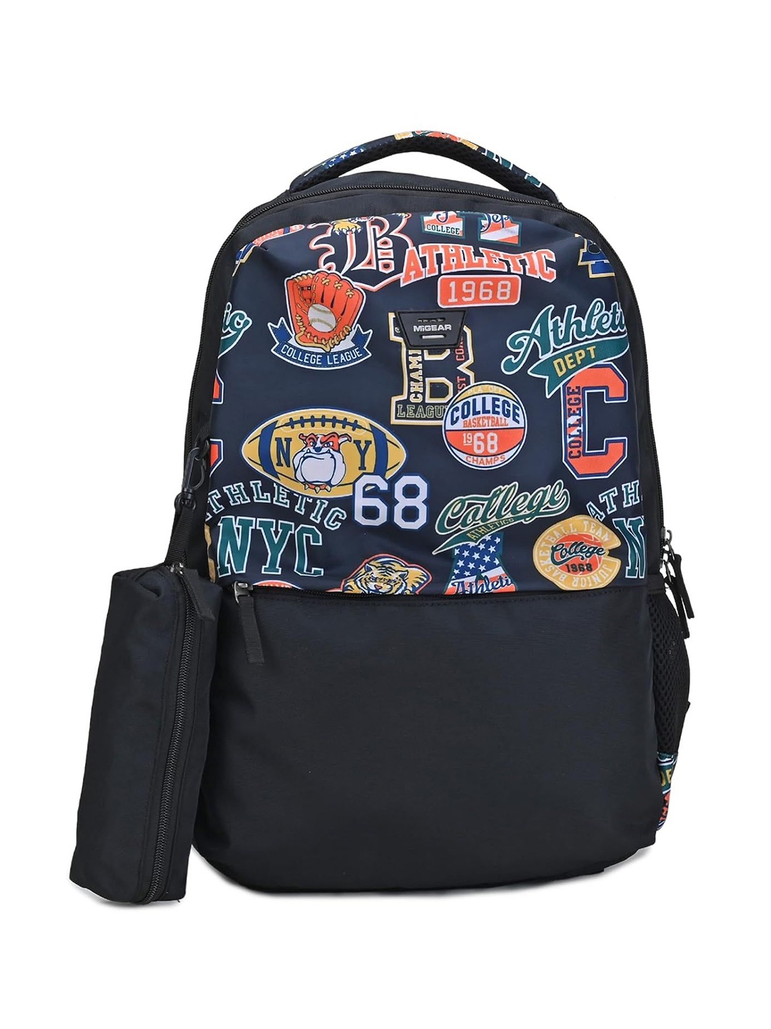 

migear Kids Graphic Backpack, Black