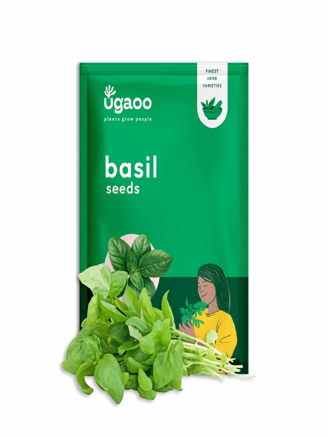 

Ugaoo Italian Basil Seeds, Brown