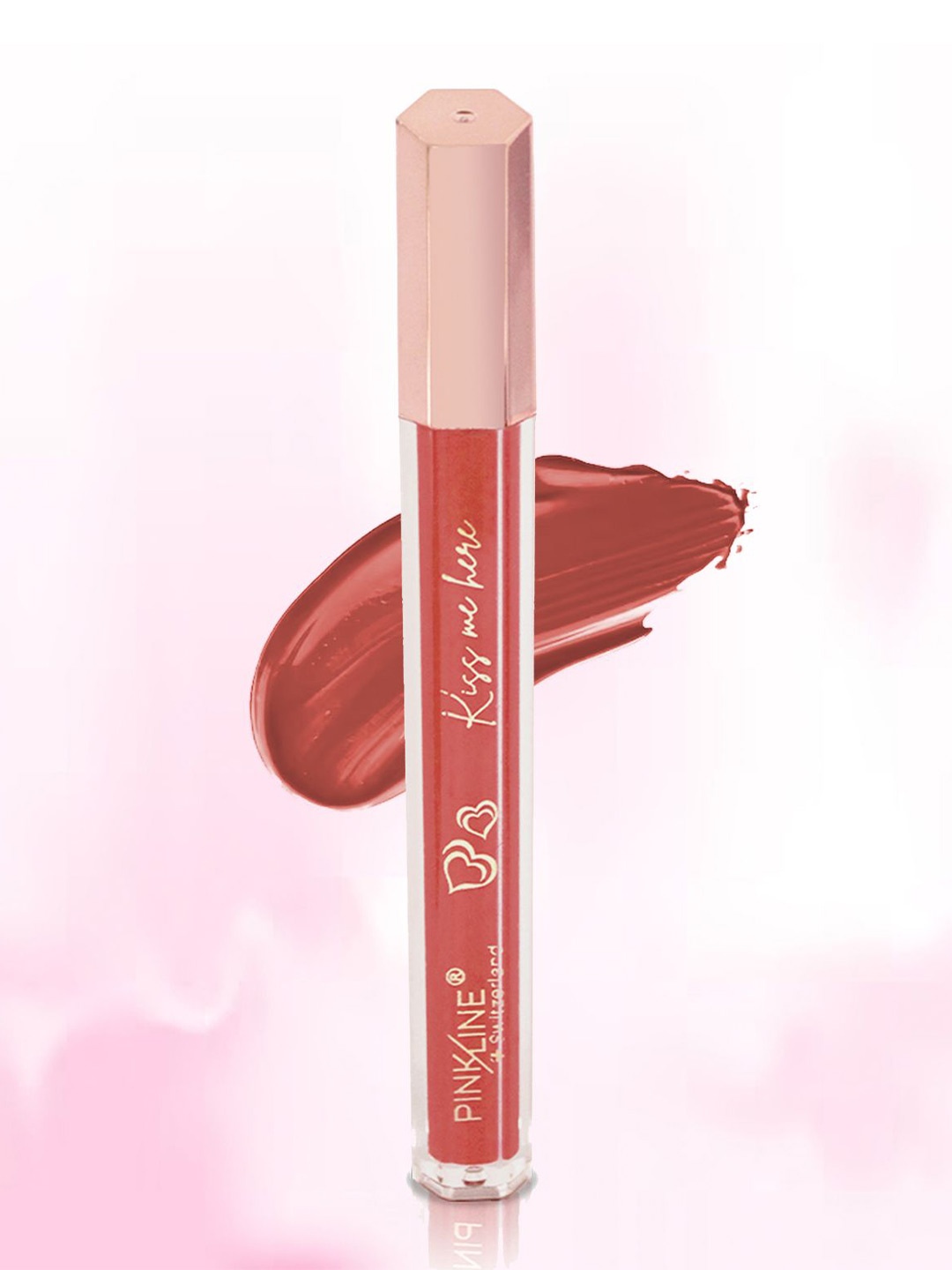 

PINK LINE Switzerland Creamy Matte Long Lasting Liquid Lipstick - 6 ml - 22, Red