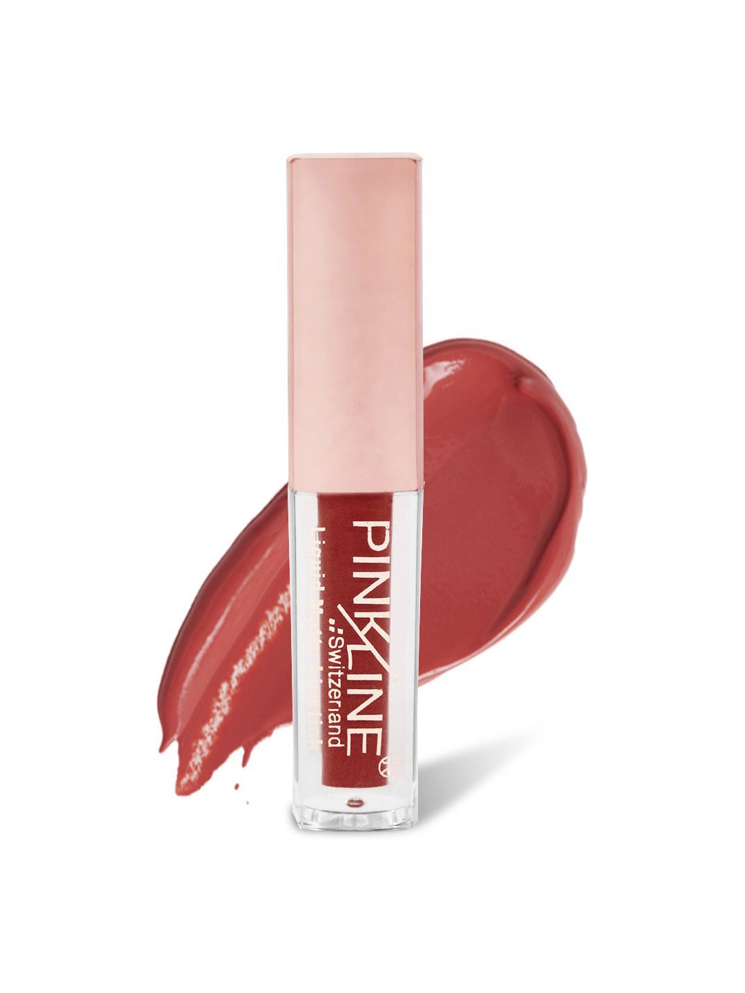 

PINK LINE Waterproof Long Lasting Matte Liquid Lipstick - 6 ml Shade 23, Red