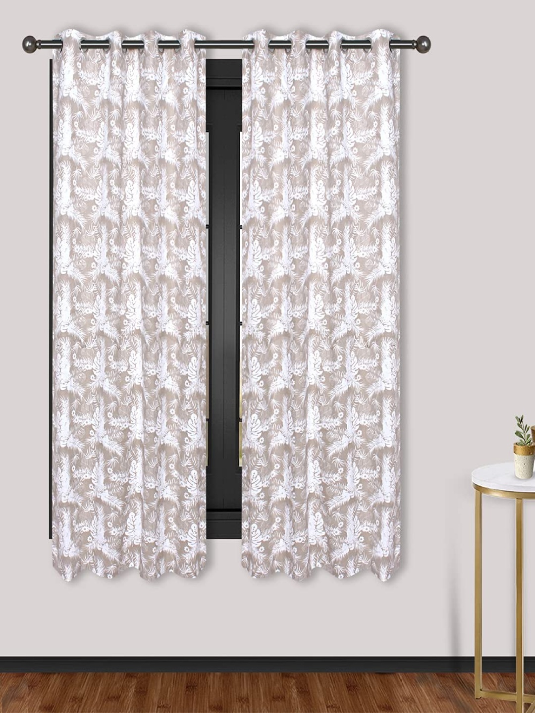 

Dekor World Multicoloured Set of 2 Window Curtain, Multi