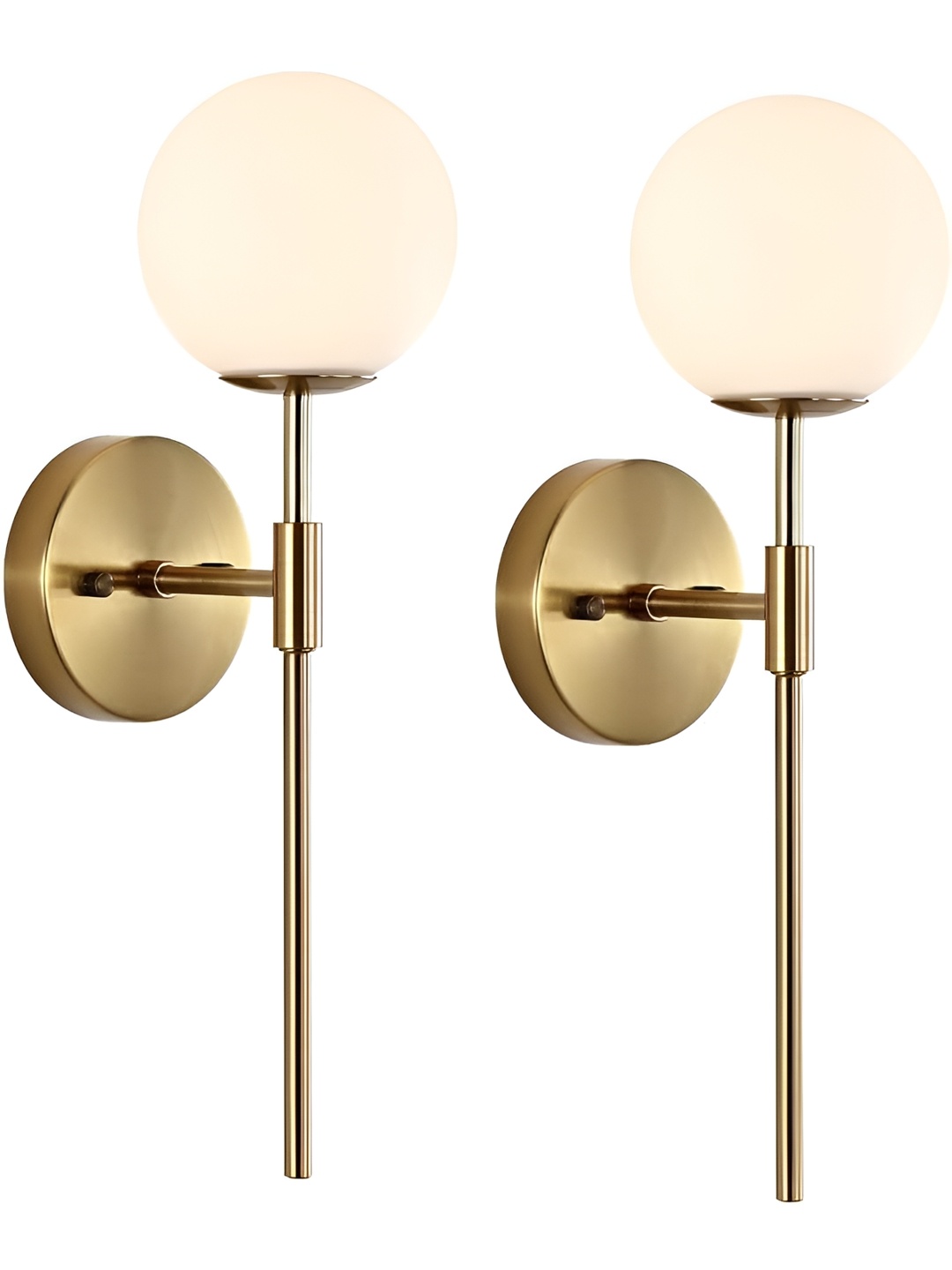

KINIS Gold-Toned Metal Quirky Spherical Shaped Wall Lamp