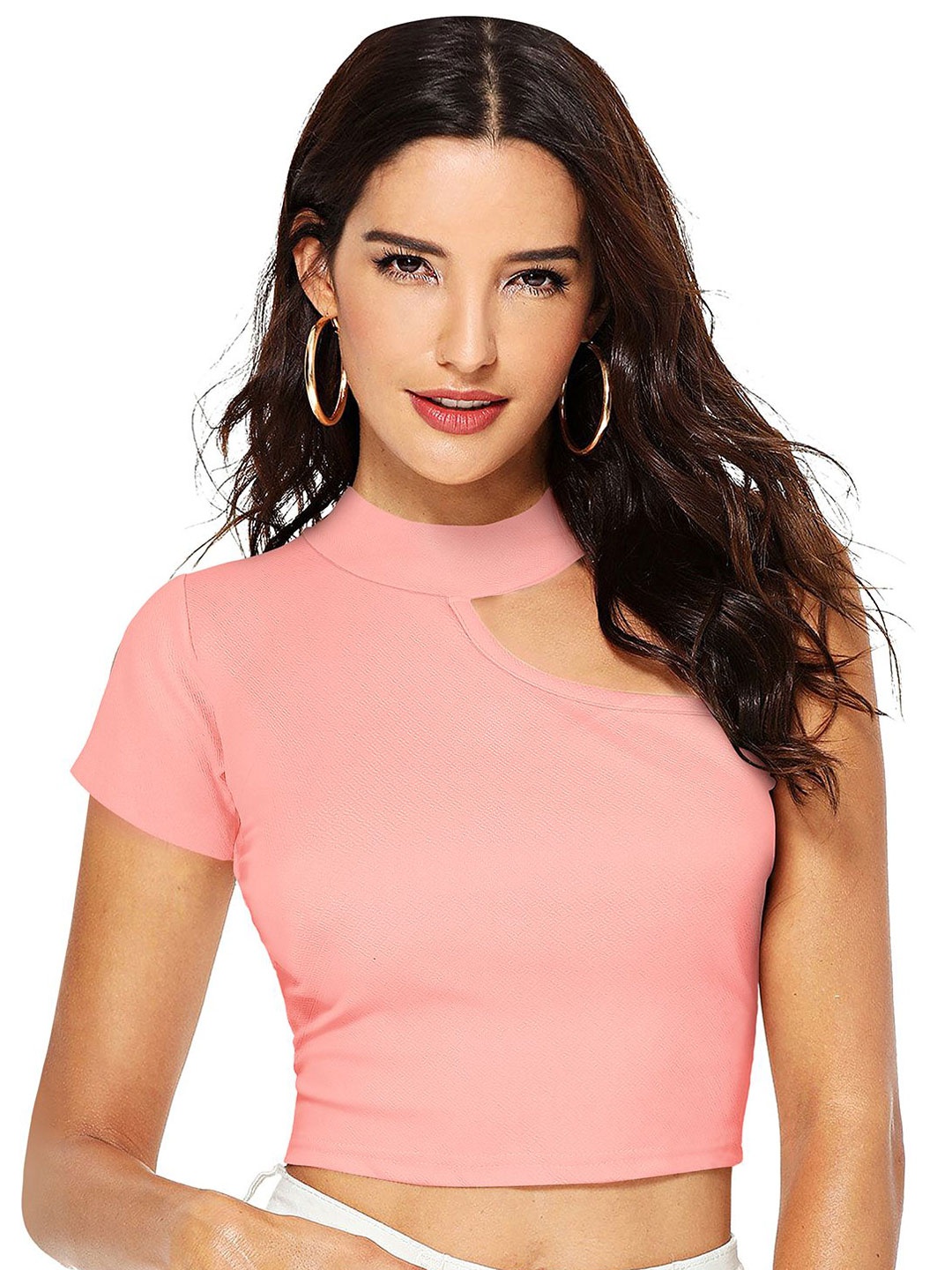 

S.K.C Women Top, Peach