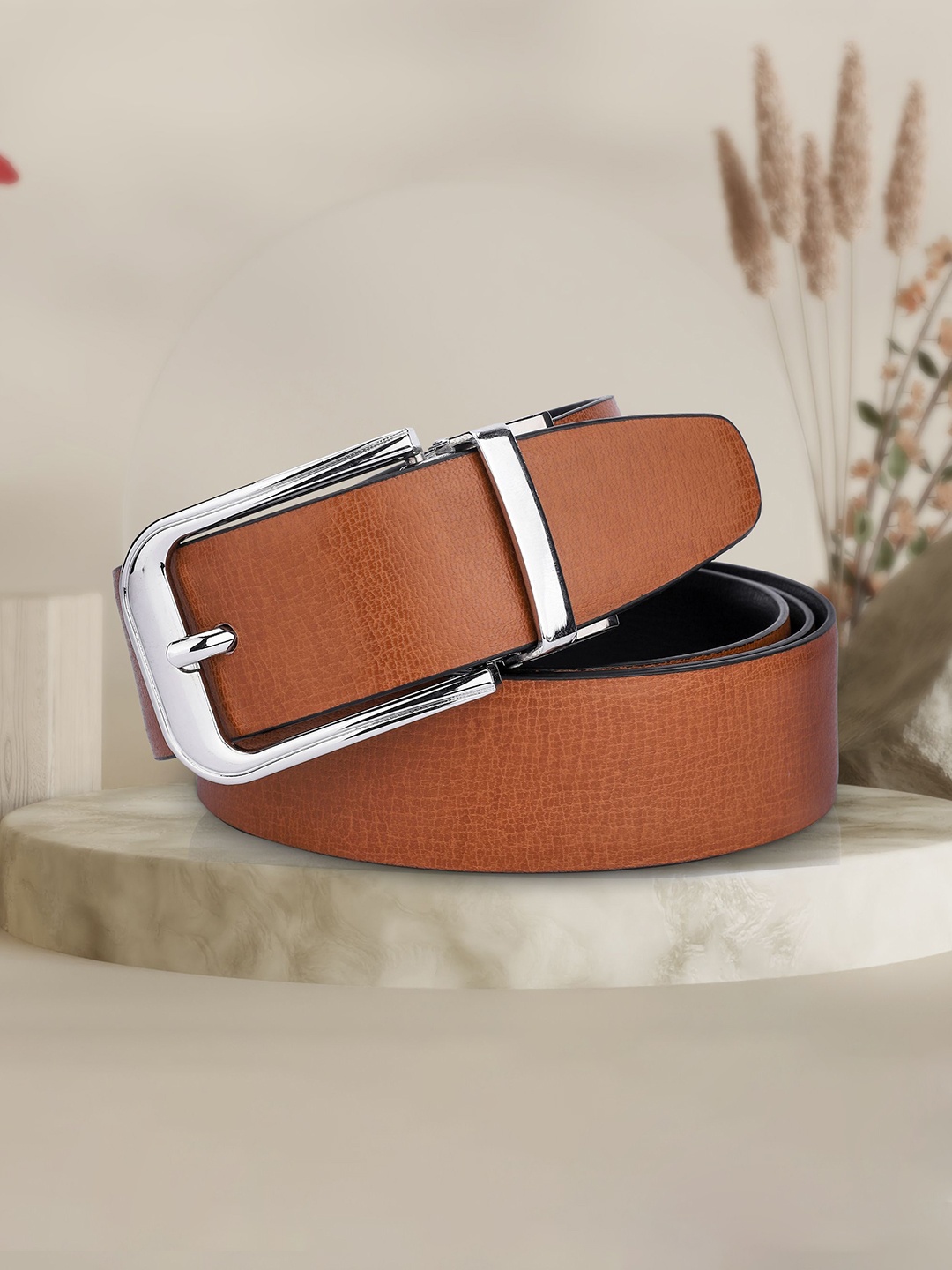 

Killer Men Textured Reversible Formal Belt, Tan