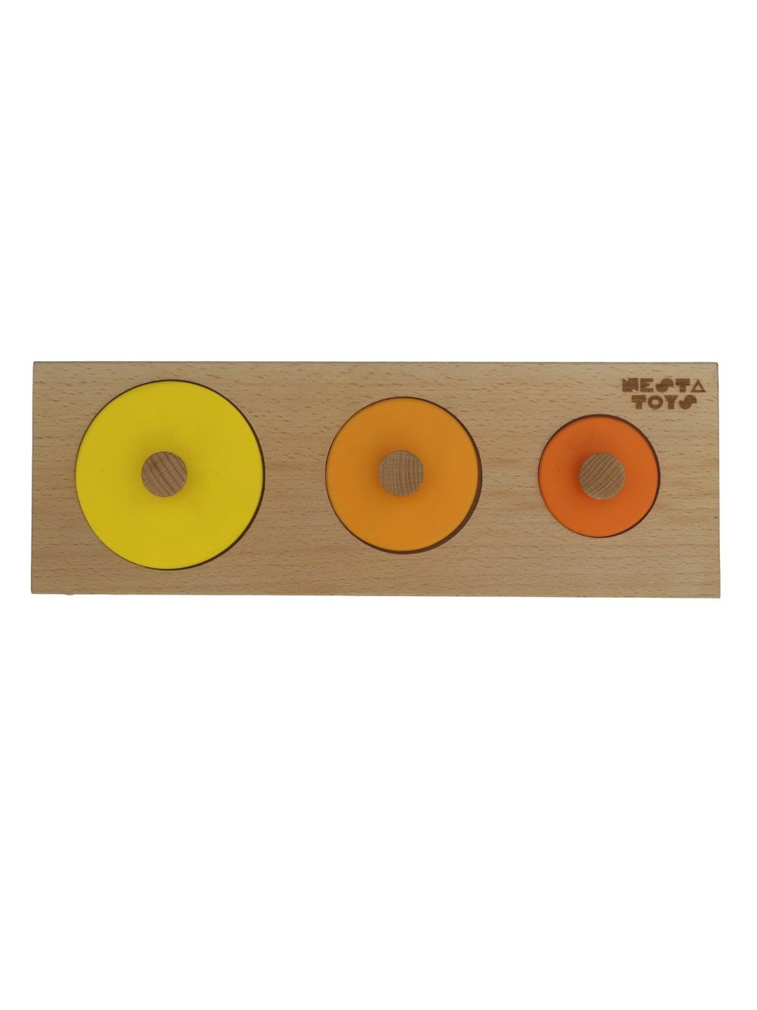 

Nesta Toys Circle Seriation Puzzle, Beige