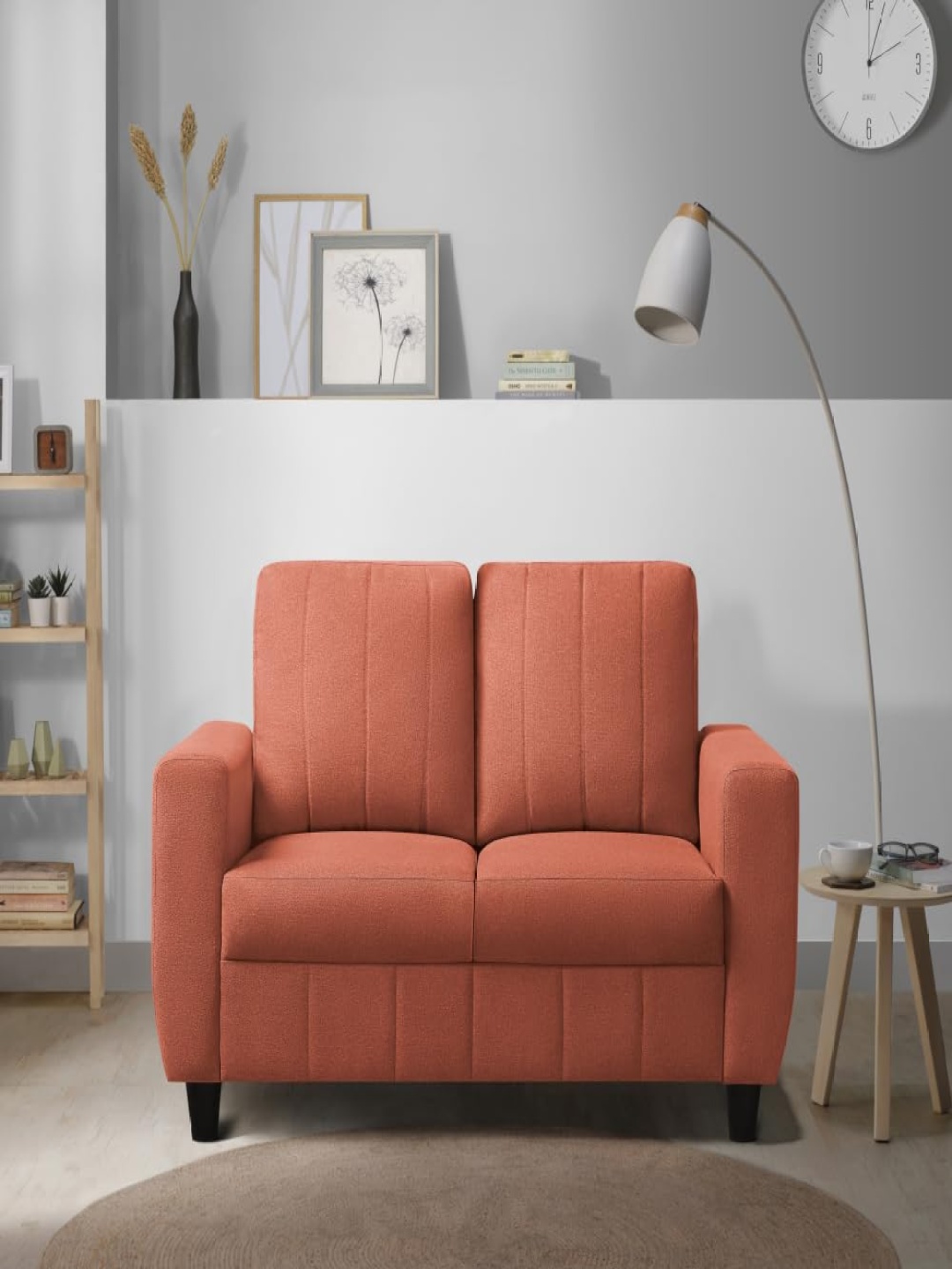 

Sleepyhead Bae 2 Seater Sofa Fabric Ember Orange 2 Person Sofa