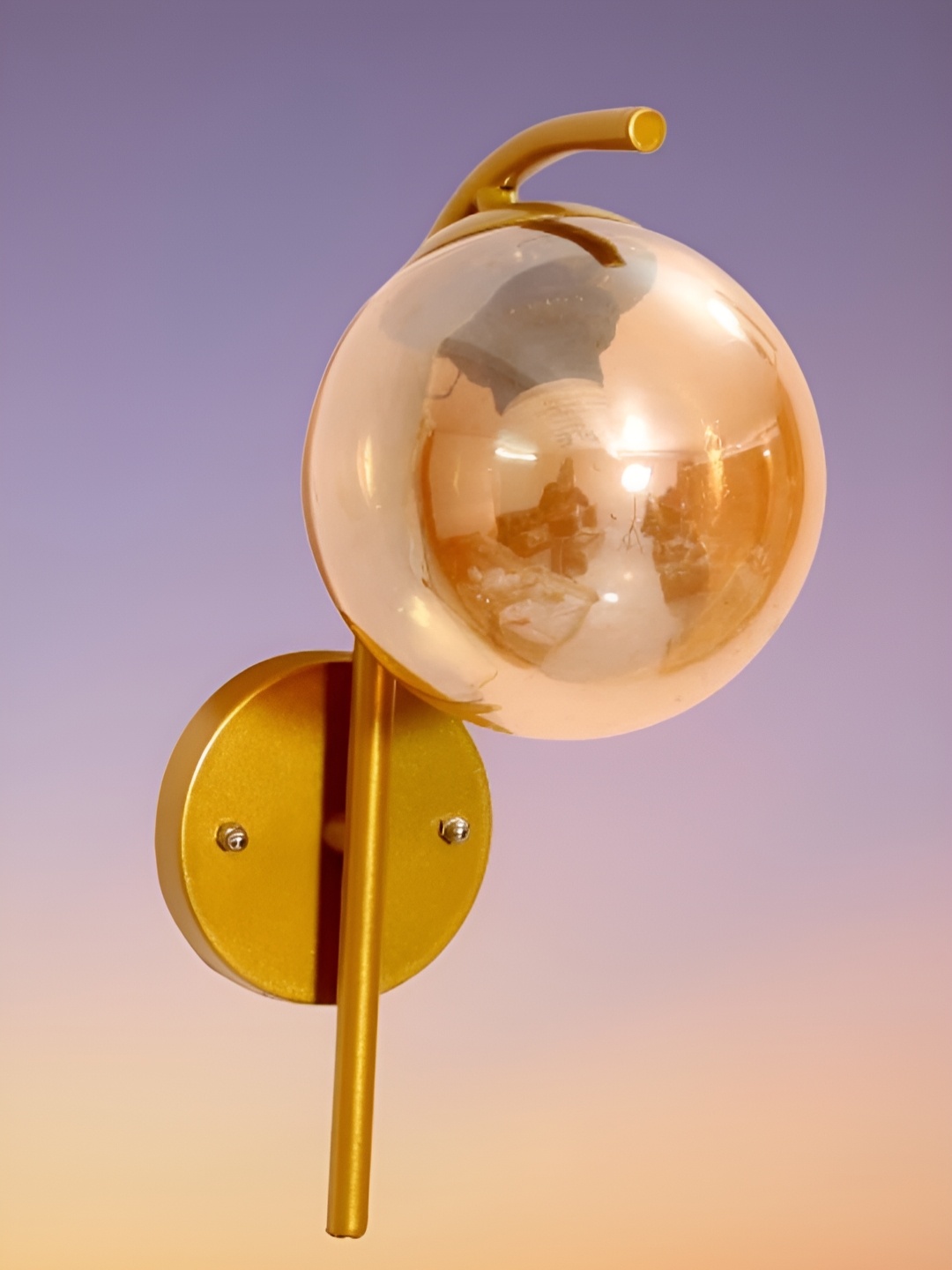 

KINIS Gold-Toned Spherical Shaped Metal Wall Lamp