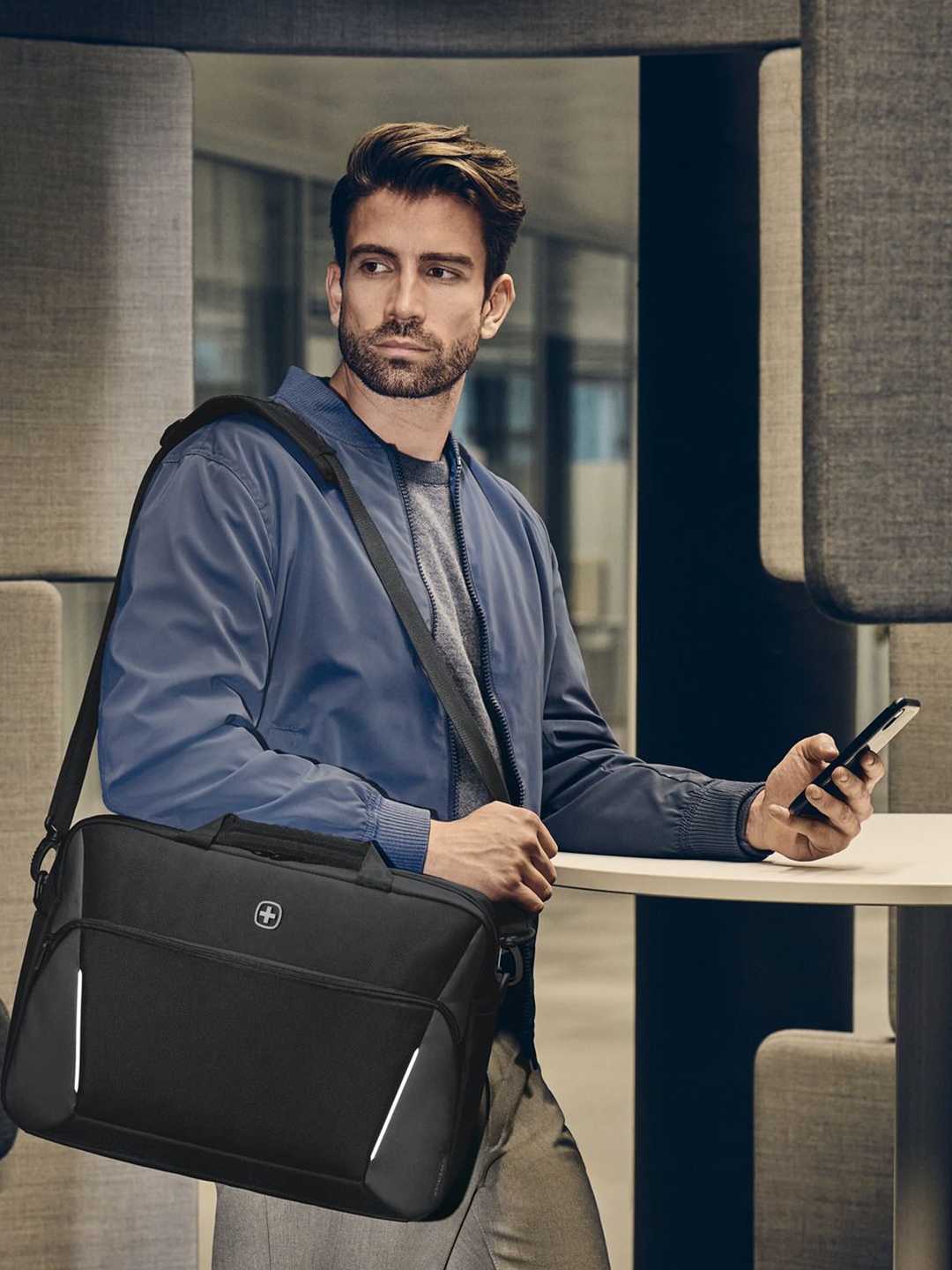 

Wenger Unisex Black Laptop Bag