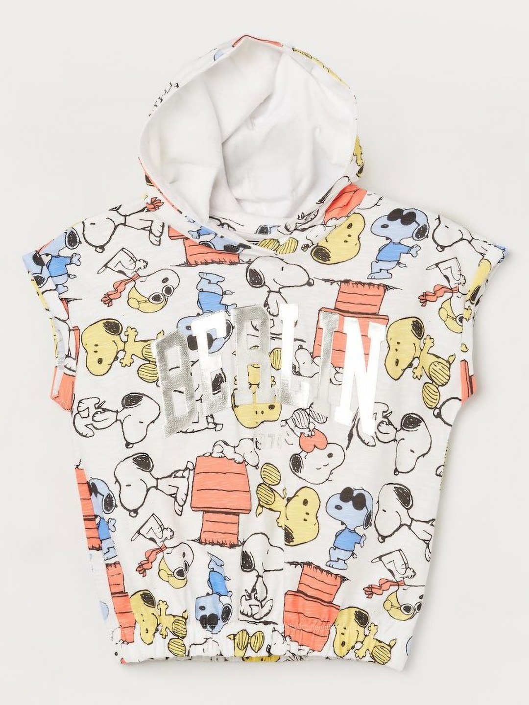 

Fame Forever by Lifestyle Girls Peanuts Printed Cotton T-Shirt, White