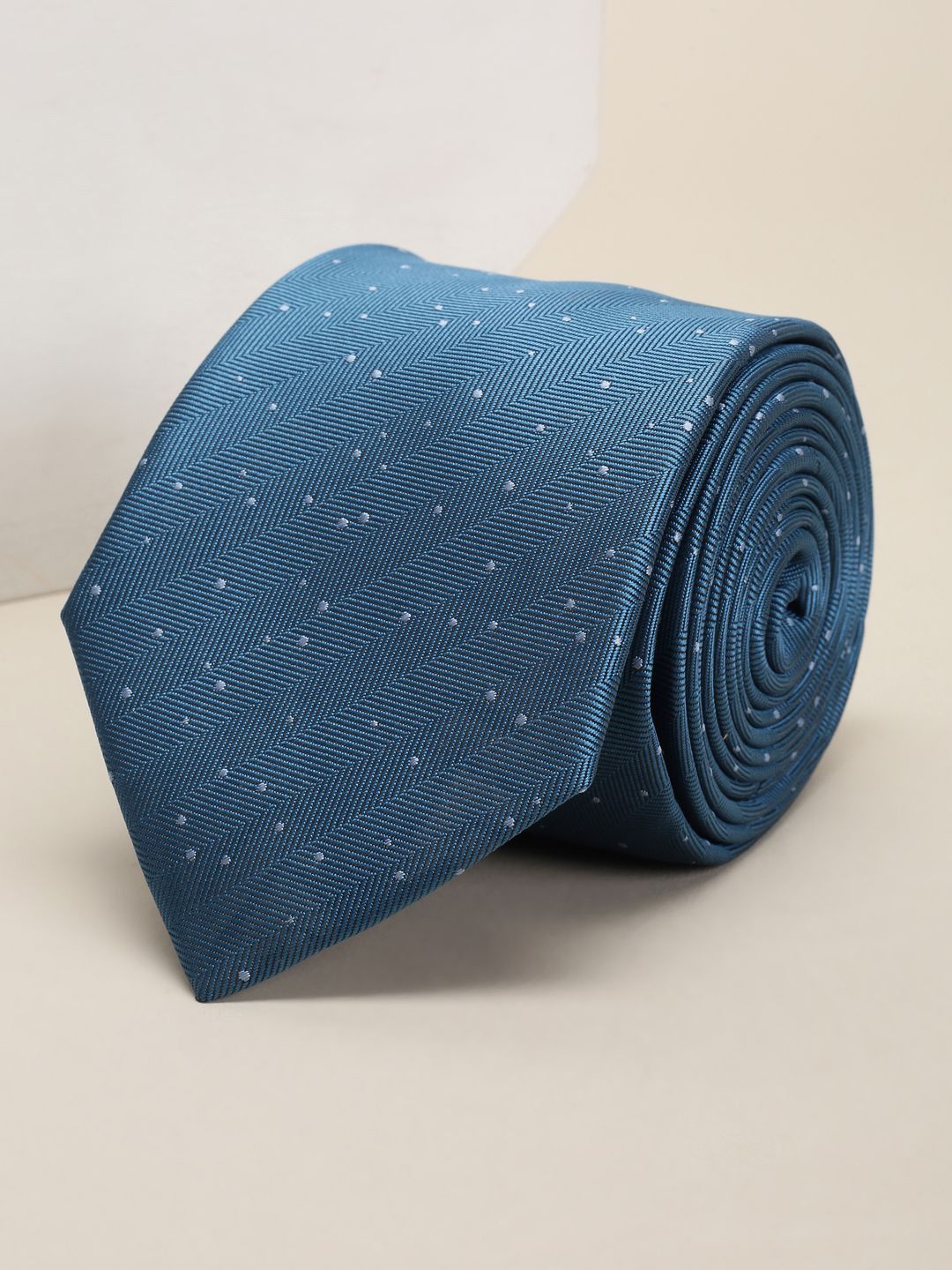 

Louis Philippe Men Woven Design Fashion, Blue