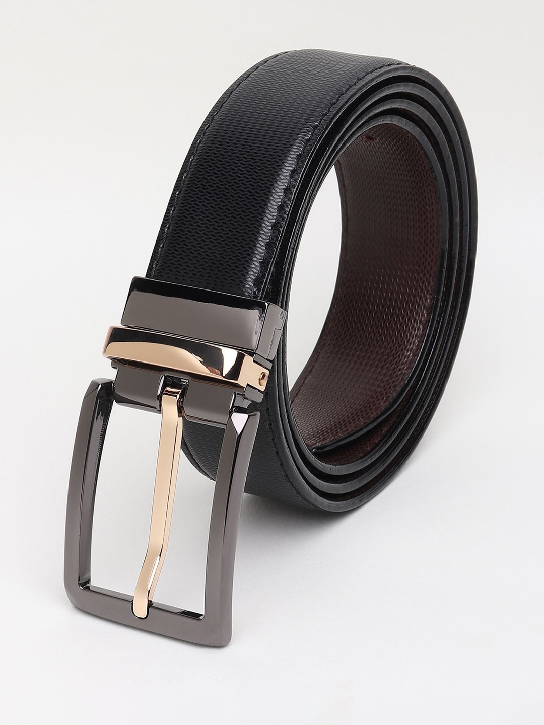 

Killer Men Textured Reversible Formal Belt, Black